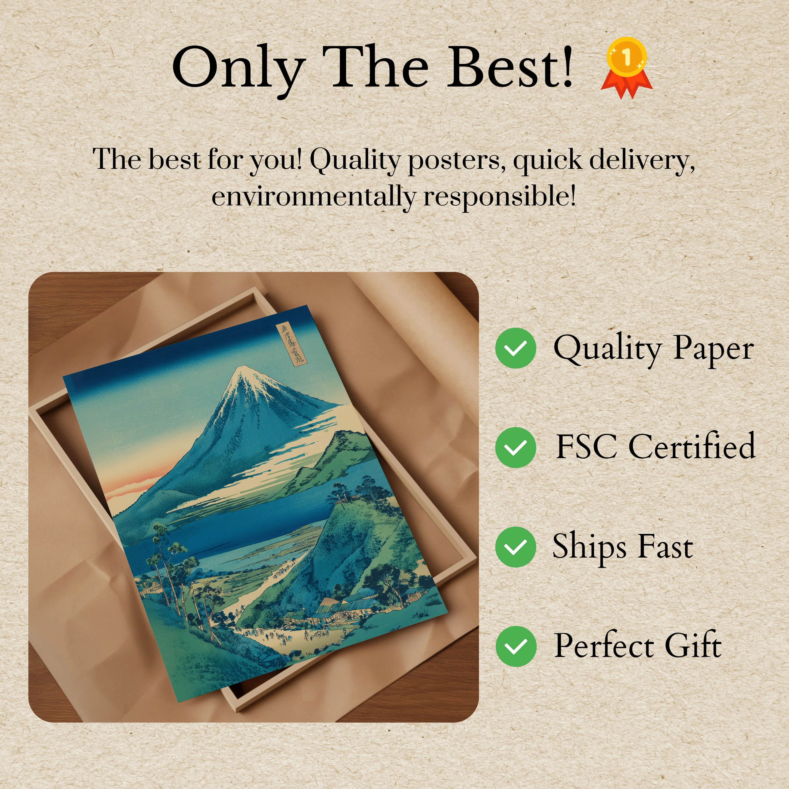 Mount Fuji Landscape Poster - Image 3
