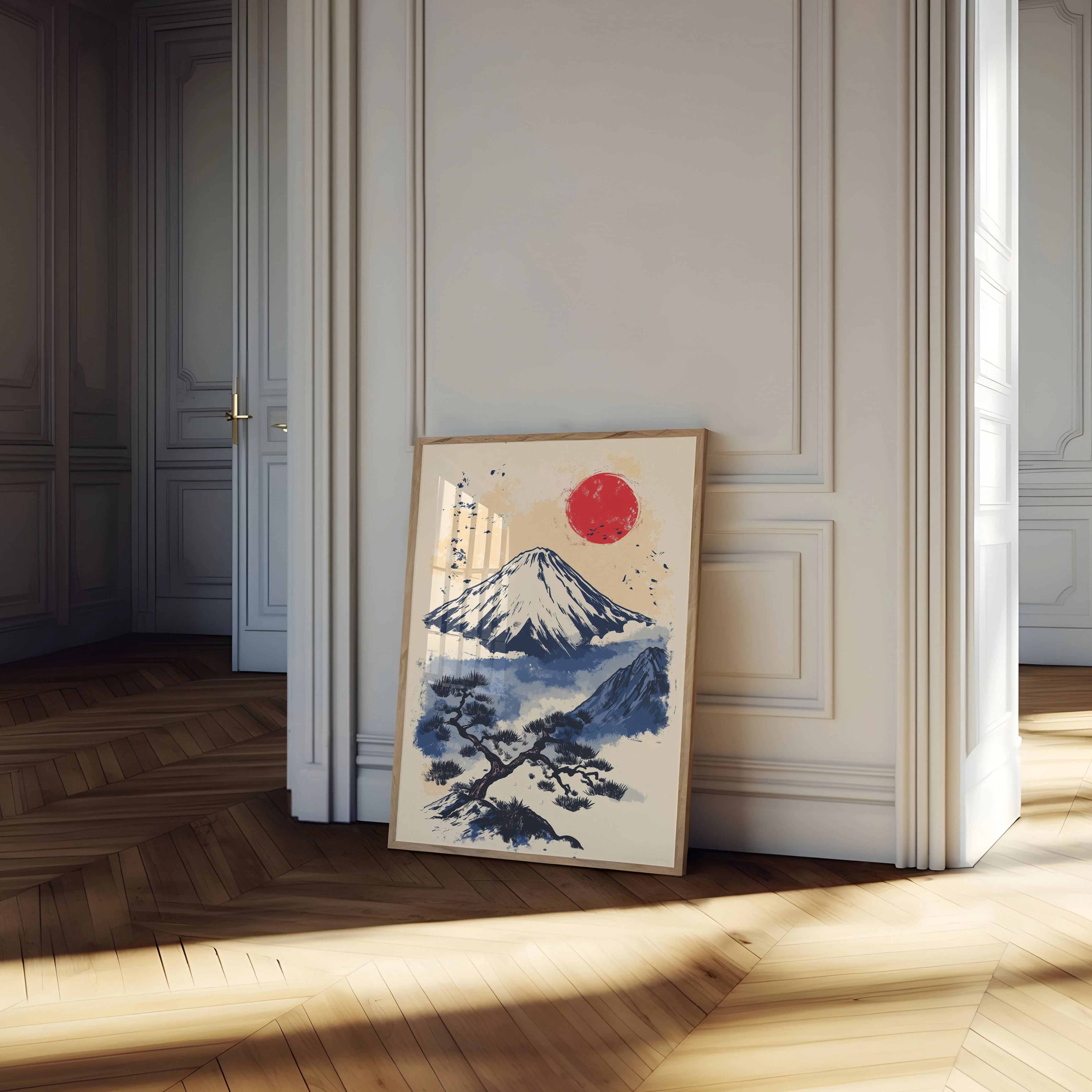 Mount Fuji Red Sun Poster - Image 4