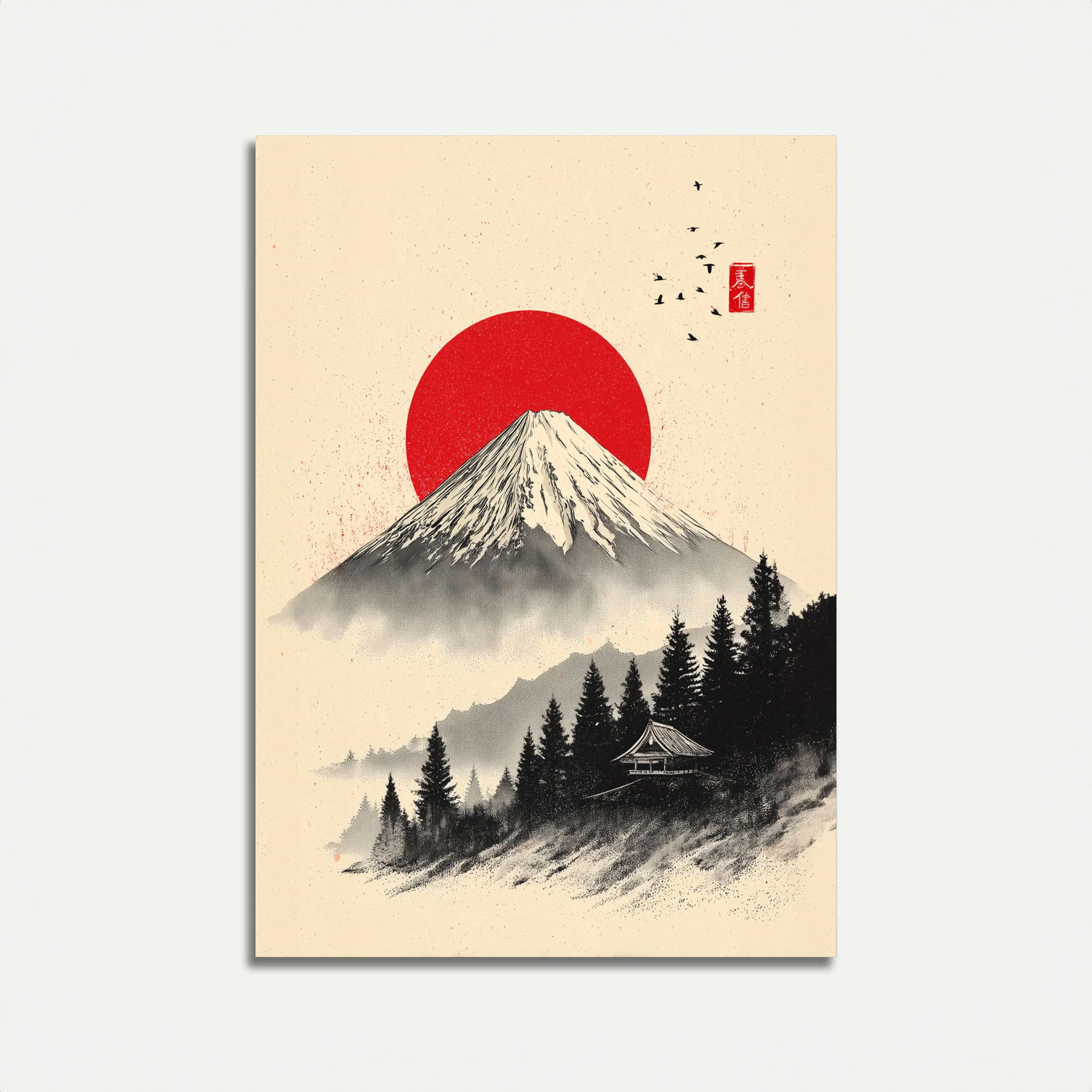 Mount Fuji Sunrise Poster