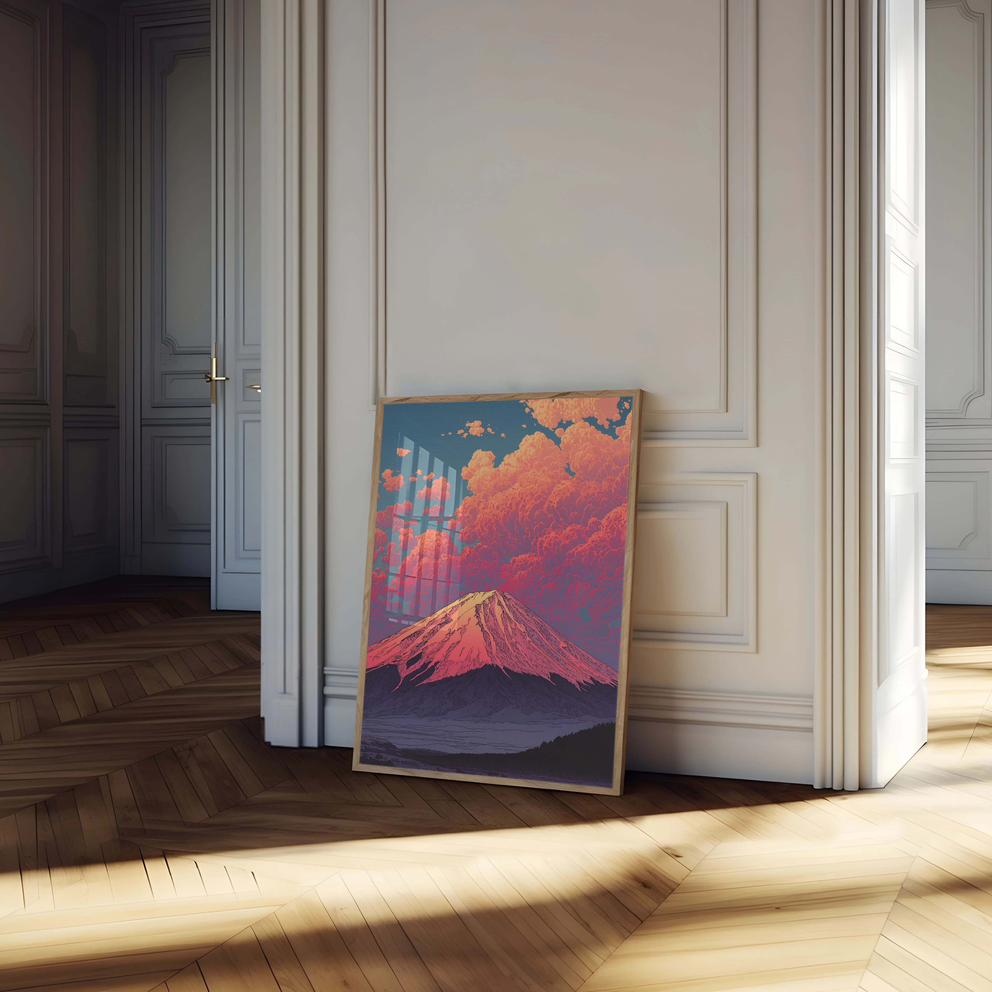 Mount Fuji Sunset Landscape Poster - Image 4