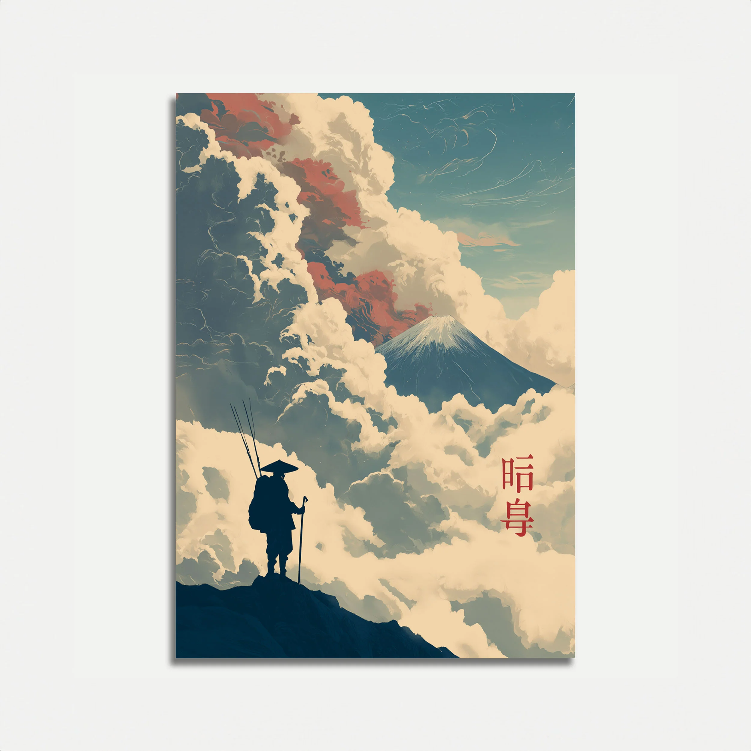 Mount Fuji Wanderer Poster