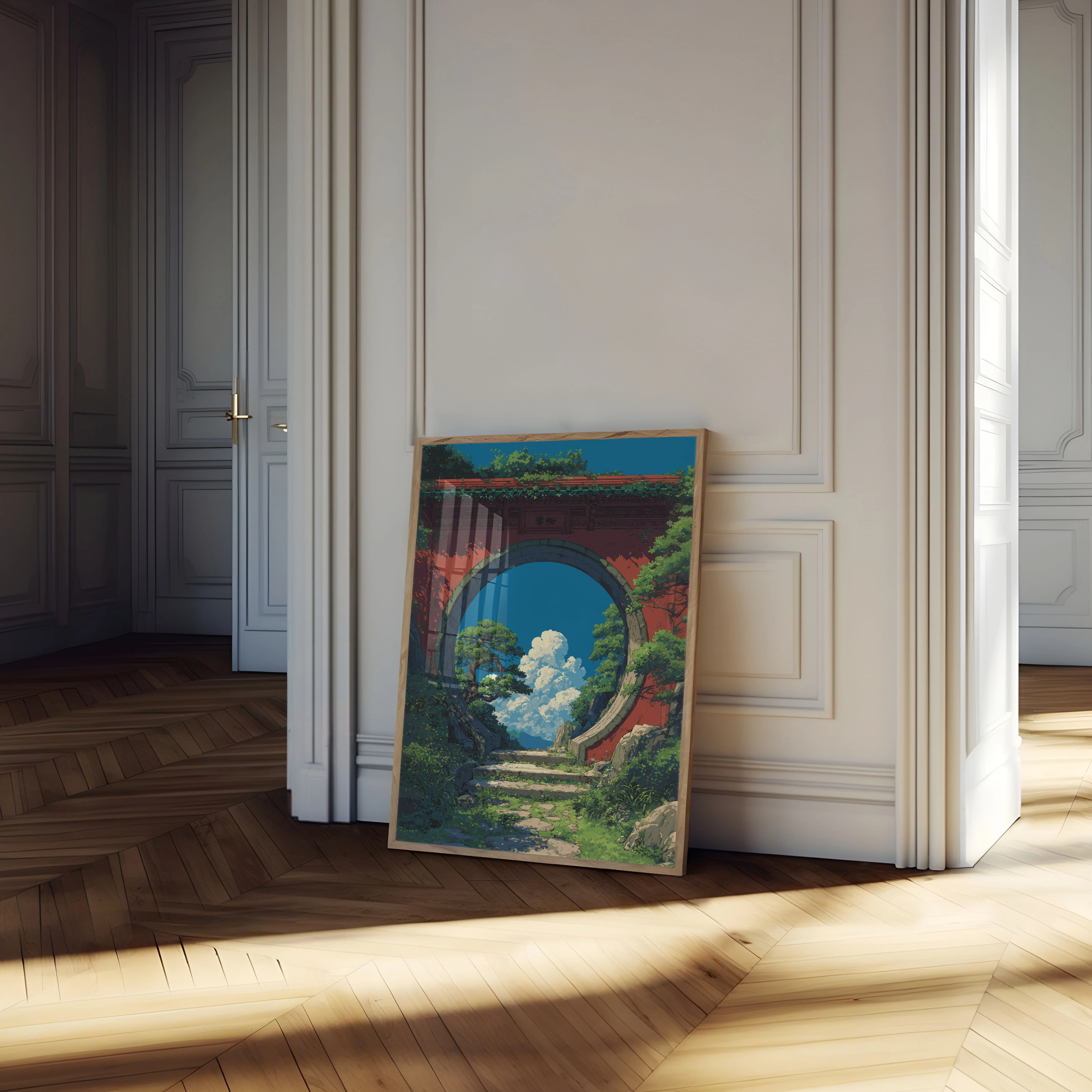 Mountain Gateway Studio Ghibli Poster - Image 4