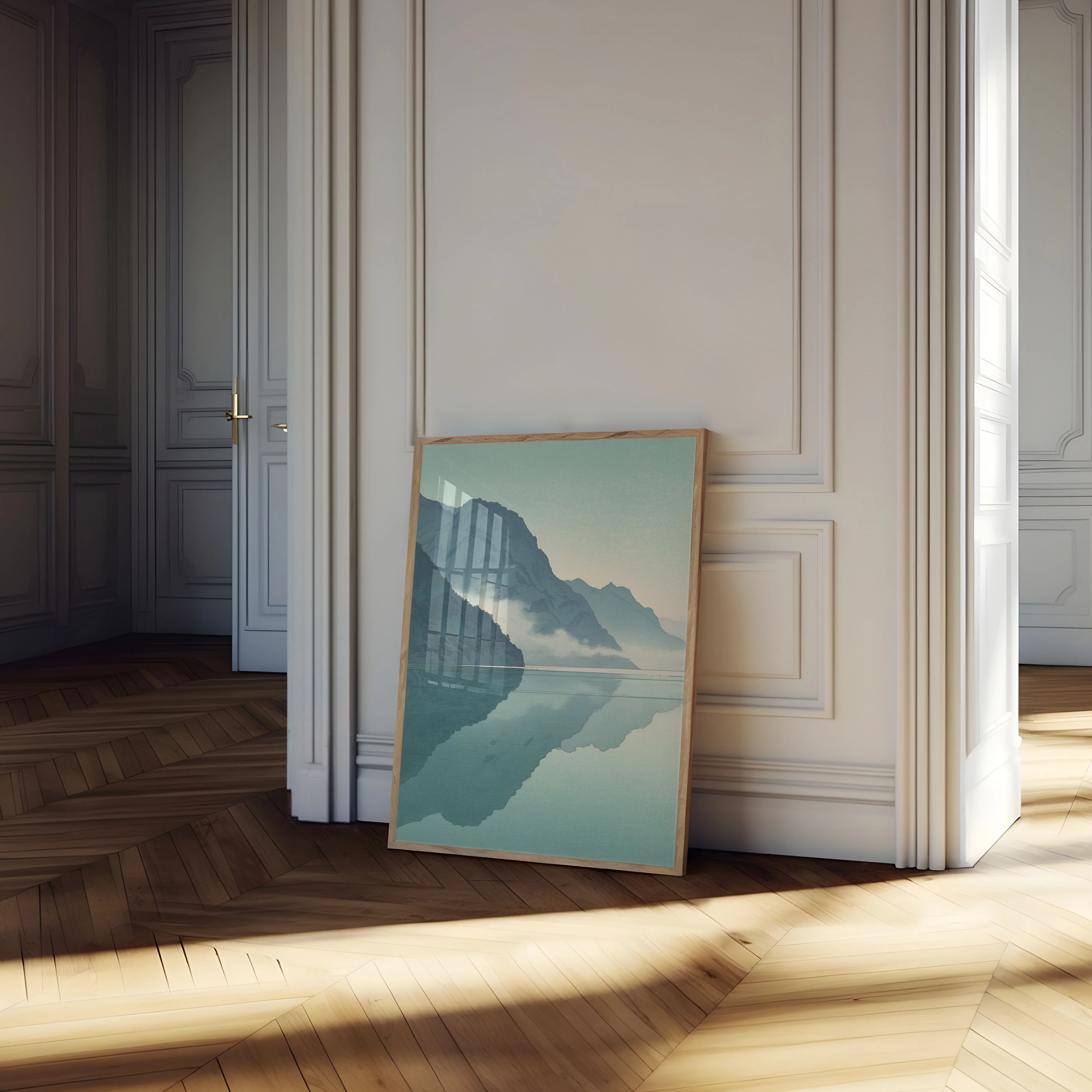 Mountain Lake Reflection Poster - Image 4