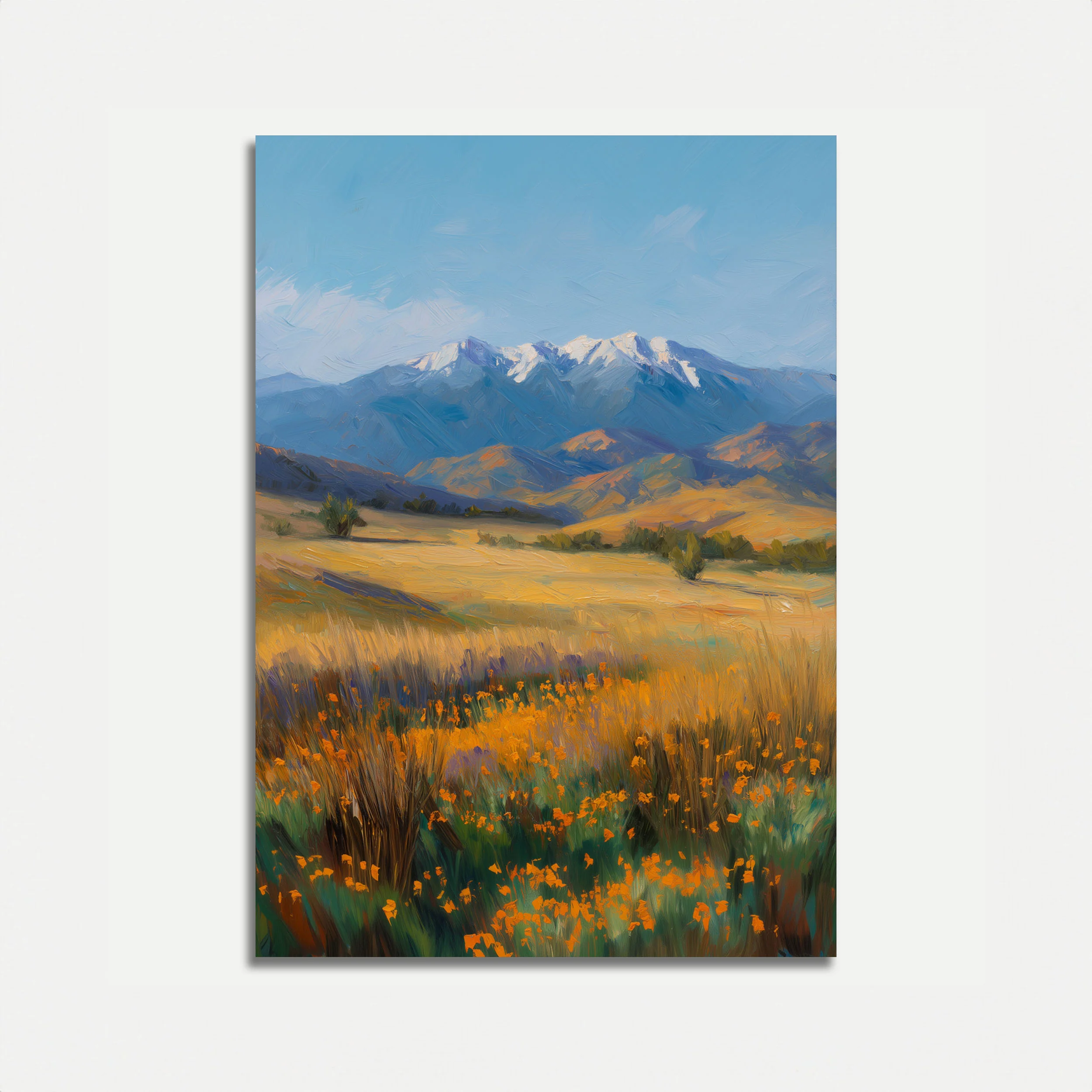 Mountain Meadow Wildflower Poster