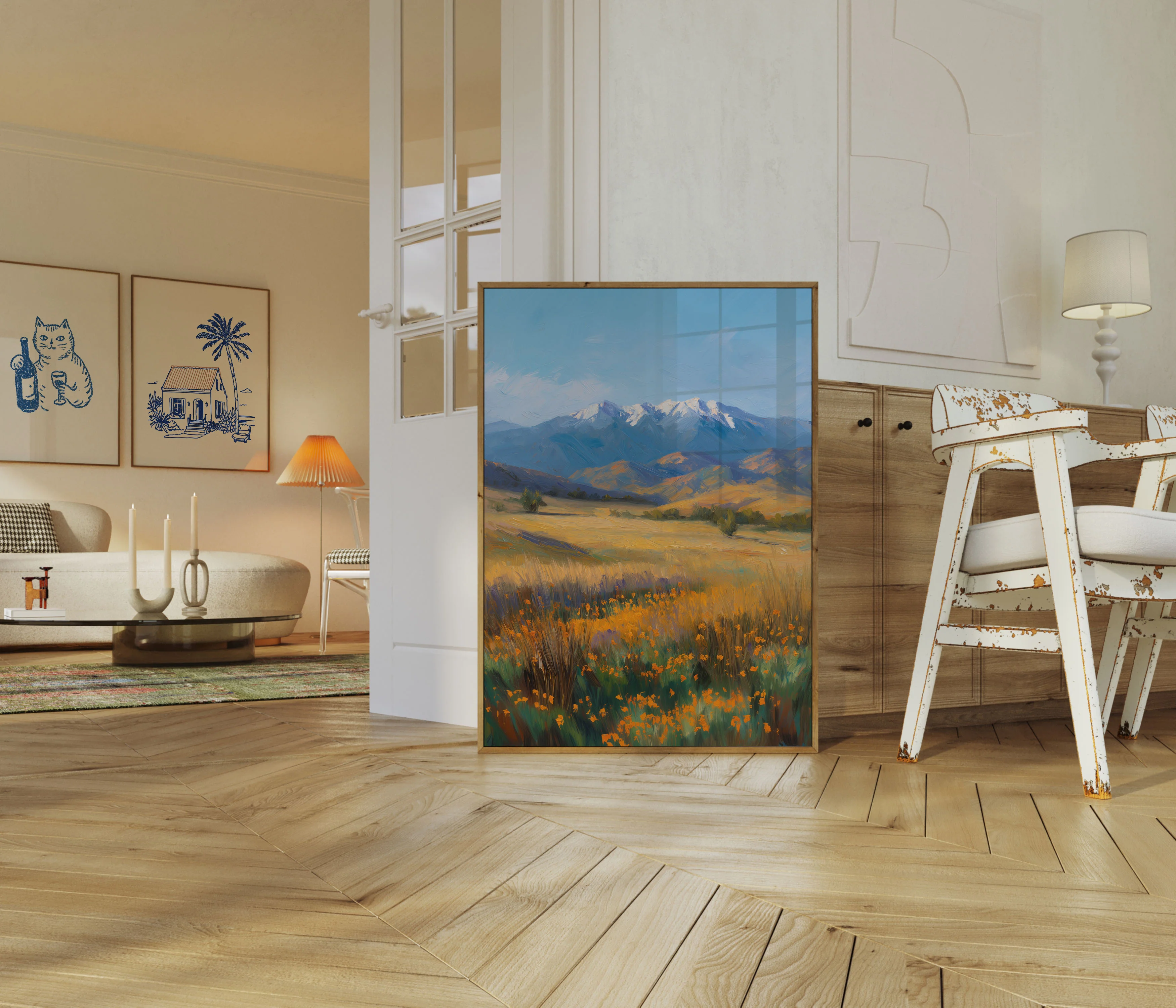Mountain Meadow Wildflower Poster - Image 5