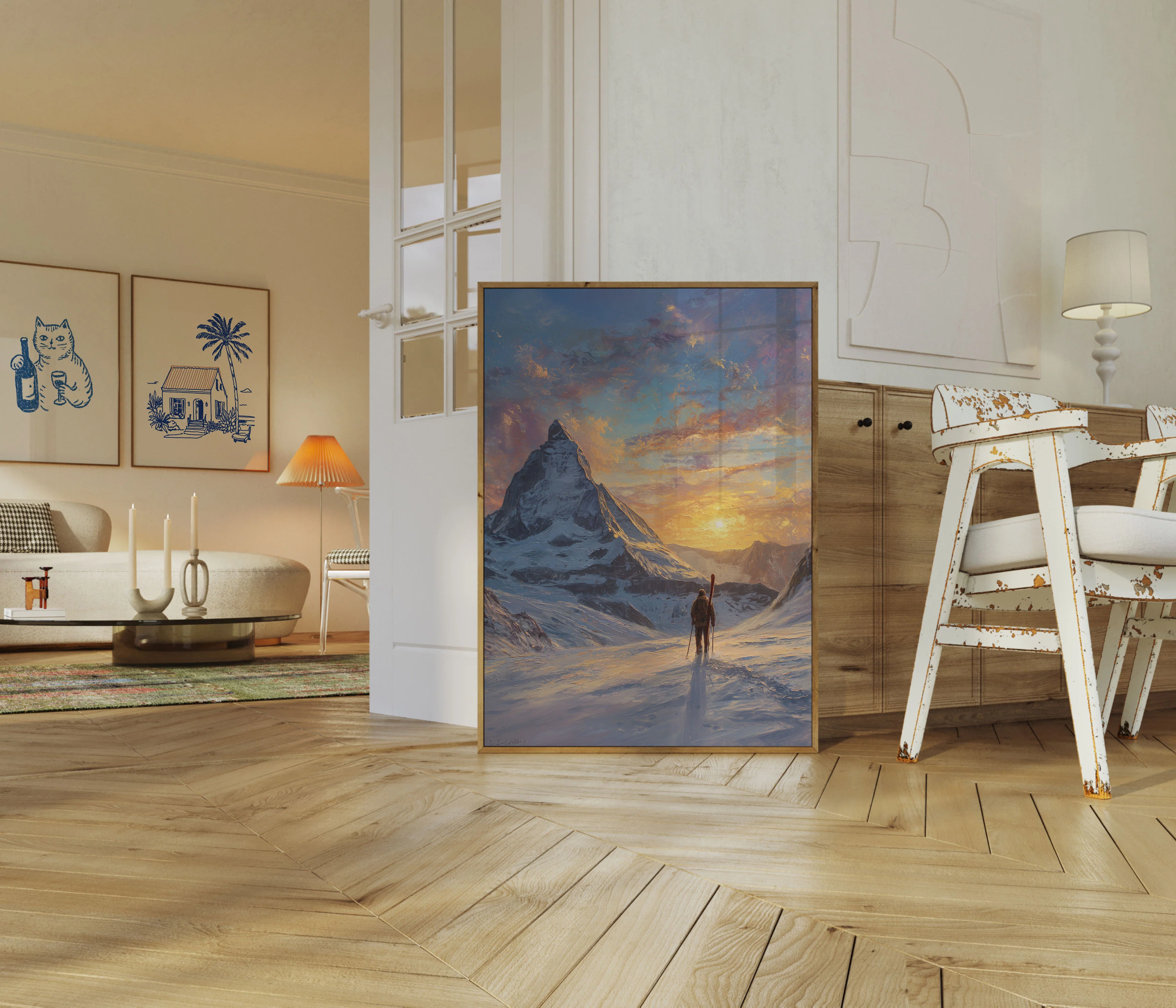Mountain Peak Sunrise Poster - Image 5