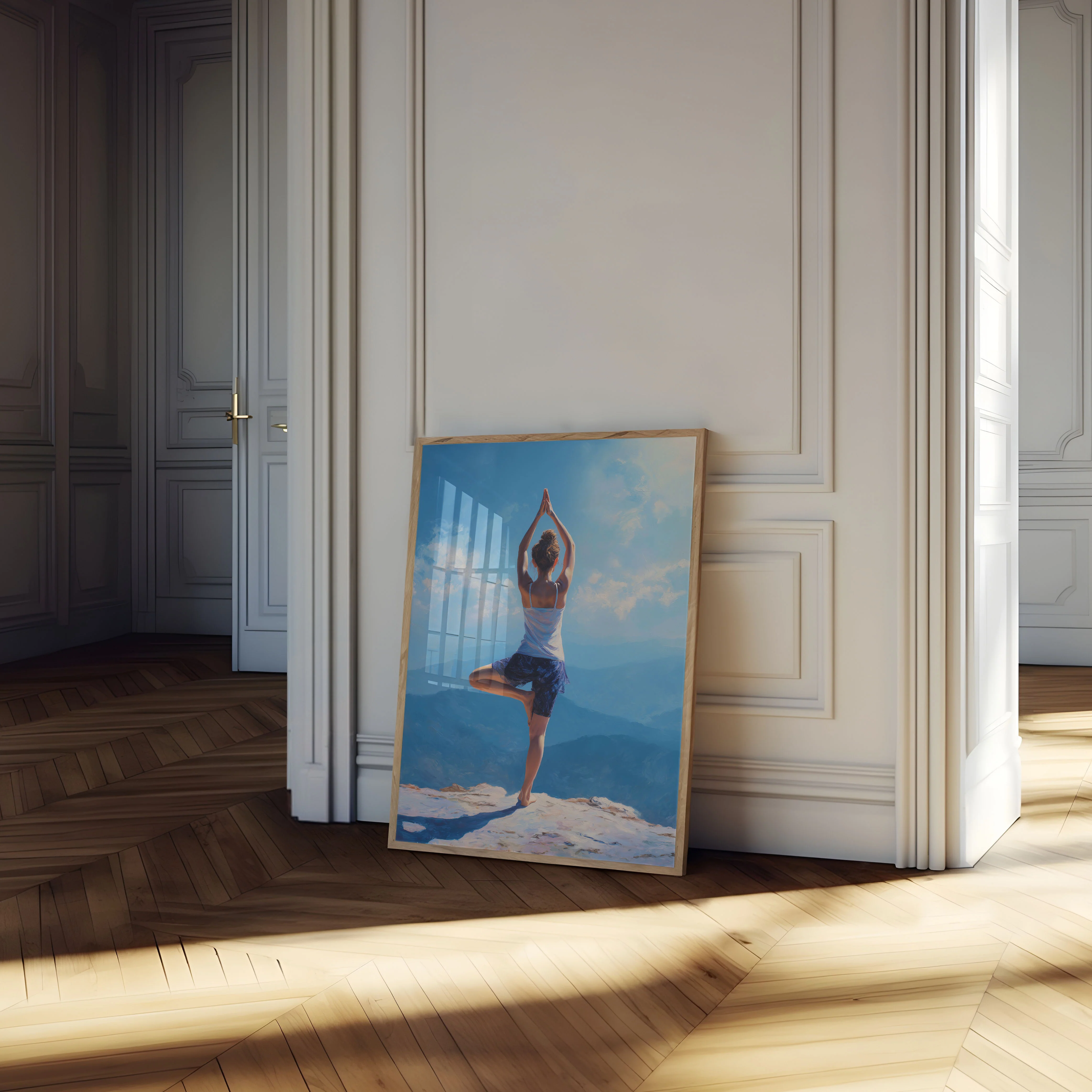 Mountain Peak Yoga Poster - Image 4