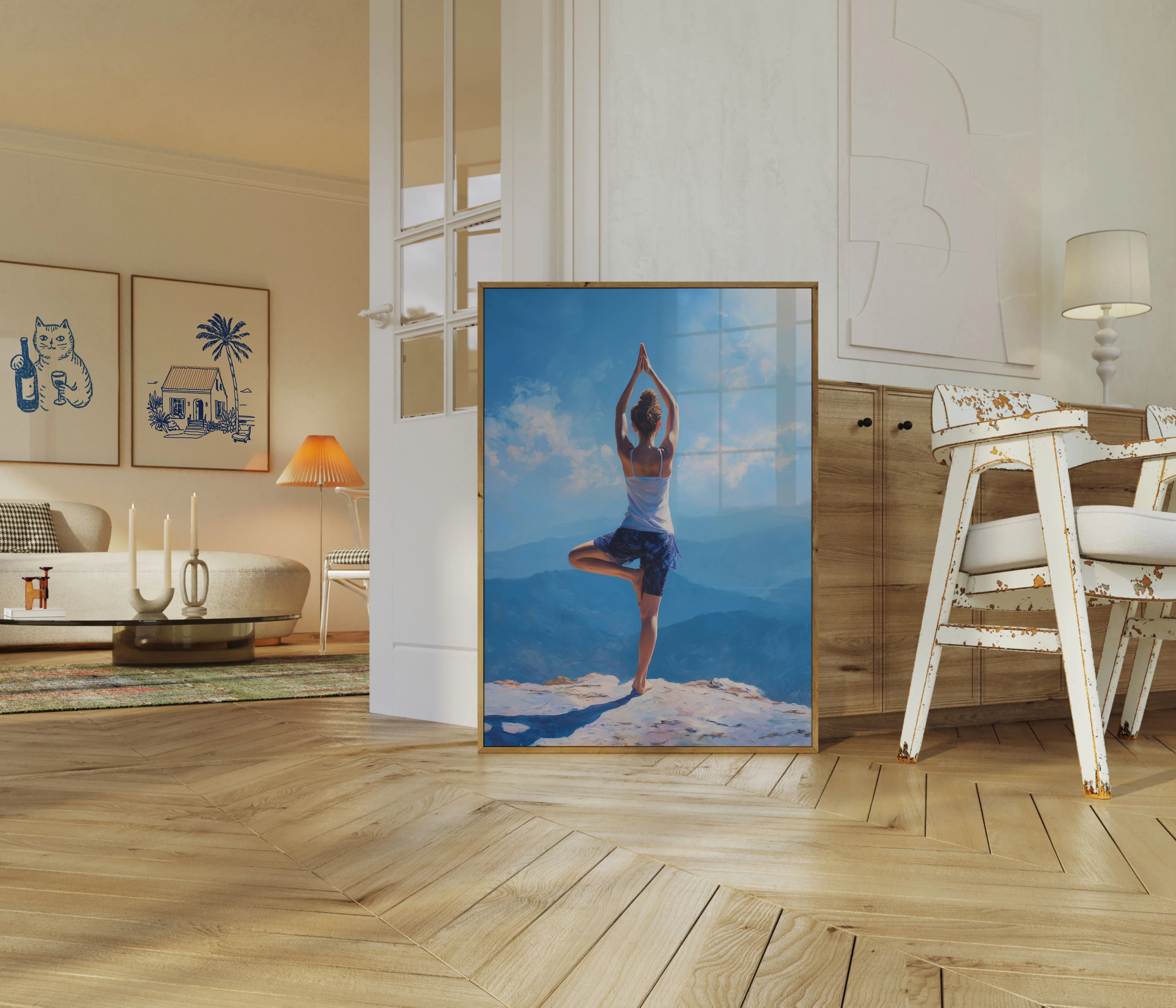 Mountain Peak Yoga Poster - Image 5