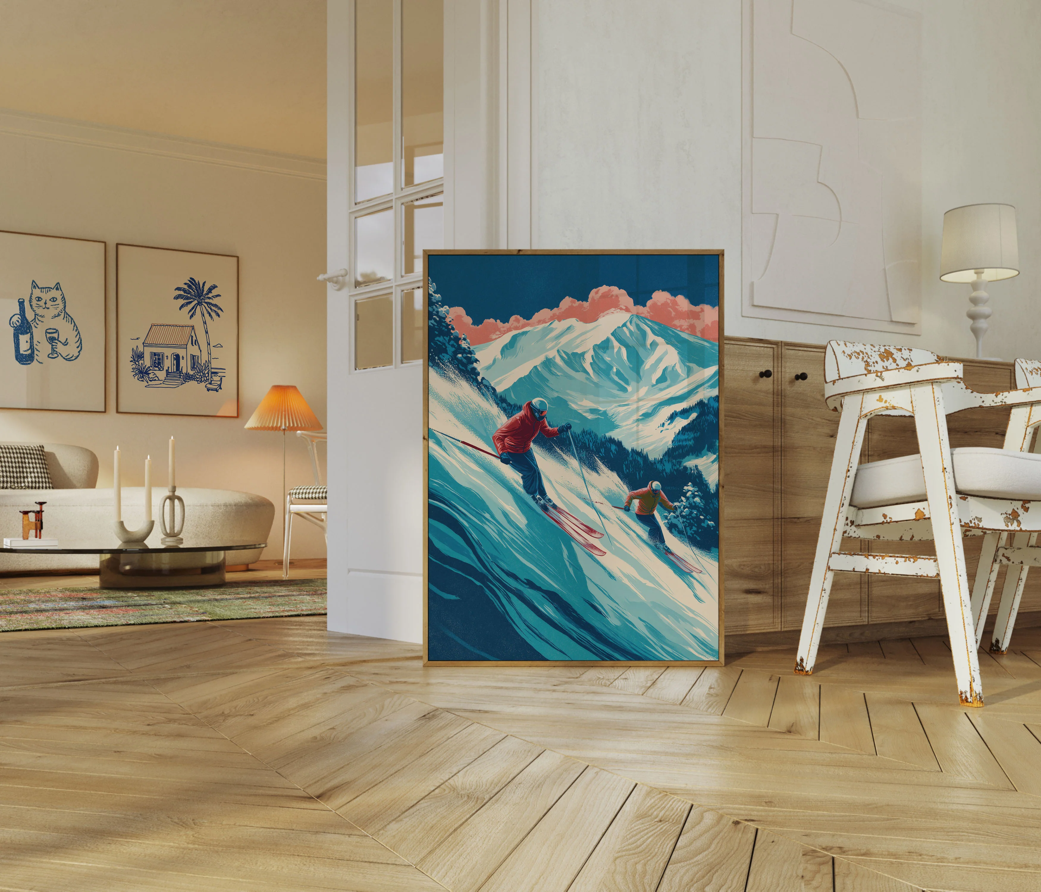 Mountain Ski Adventure Poster - Image 5