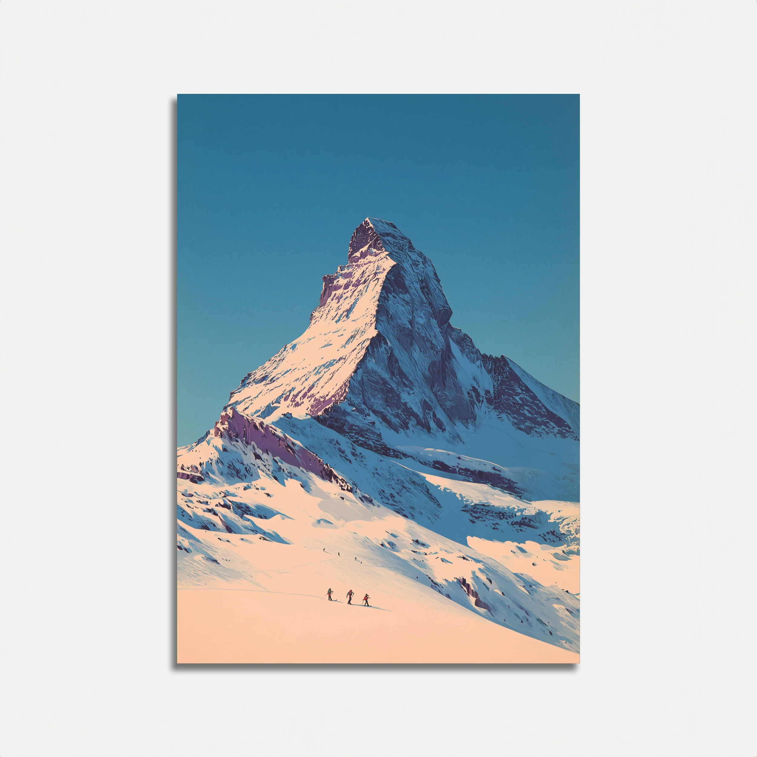 Mountain Ski Adventure Poster