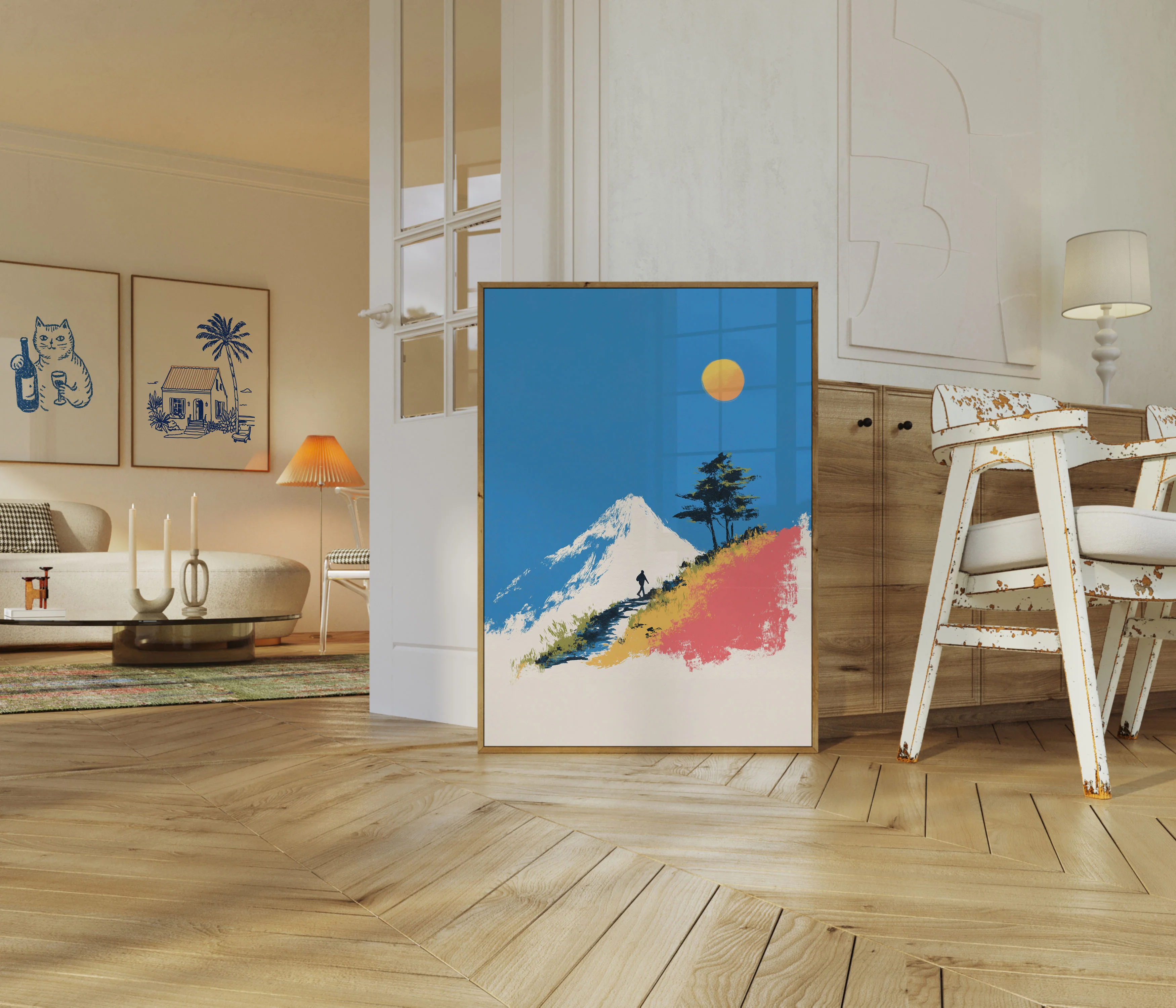 Mountain Solitude Journey Poster - Image 5