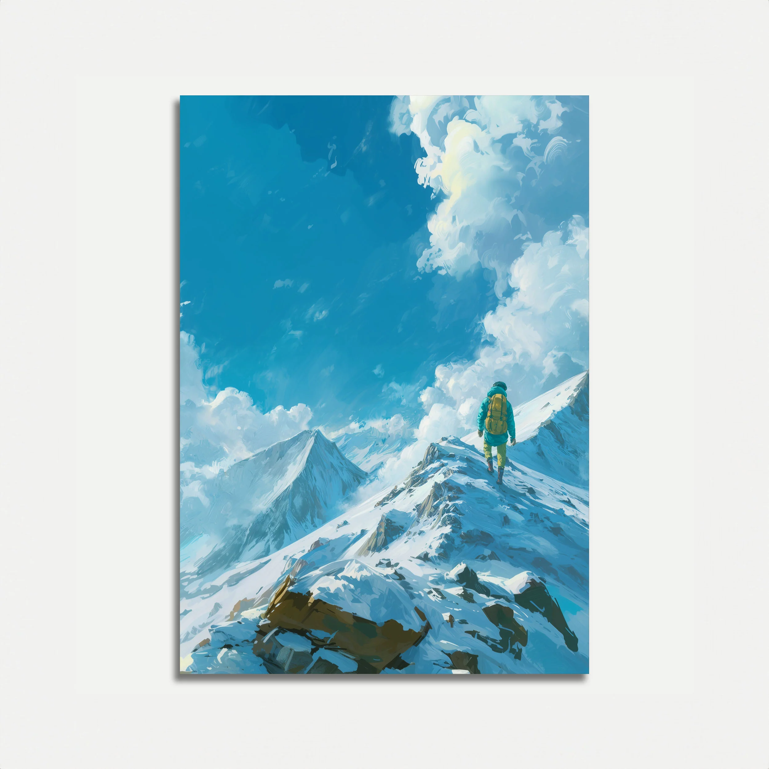 Mountain Summit Expedition Poster