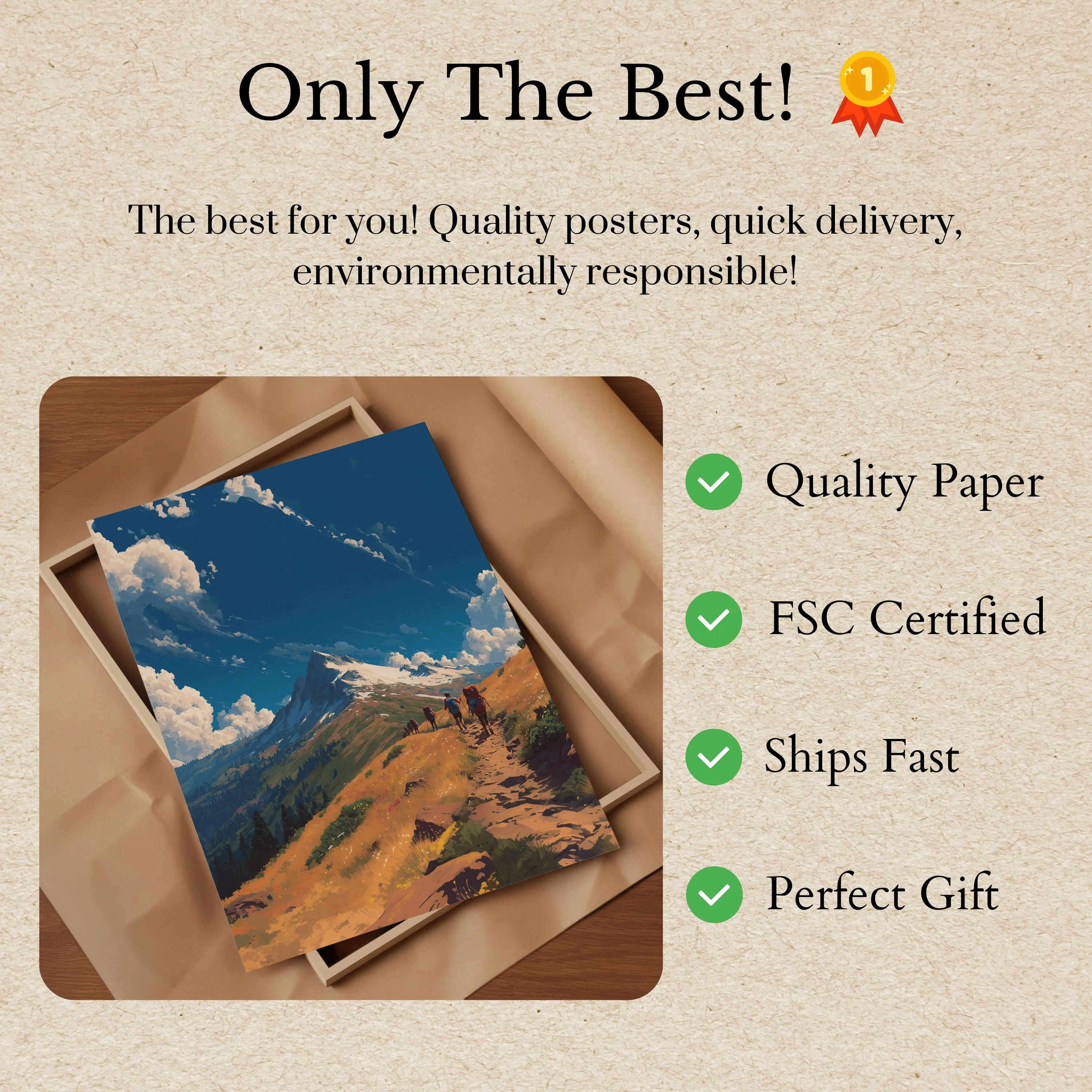 Mountain Trail Adventure Poster - Image 3