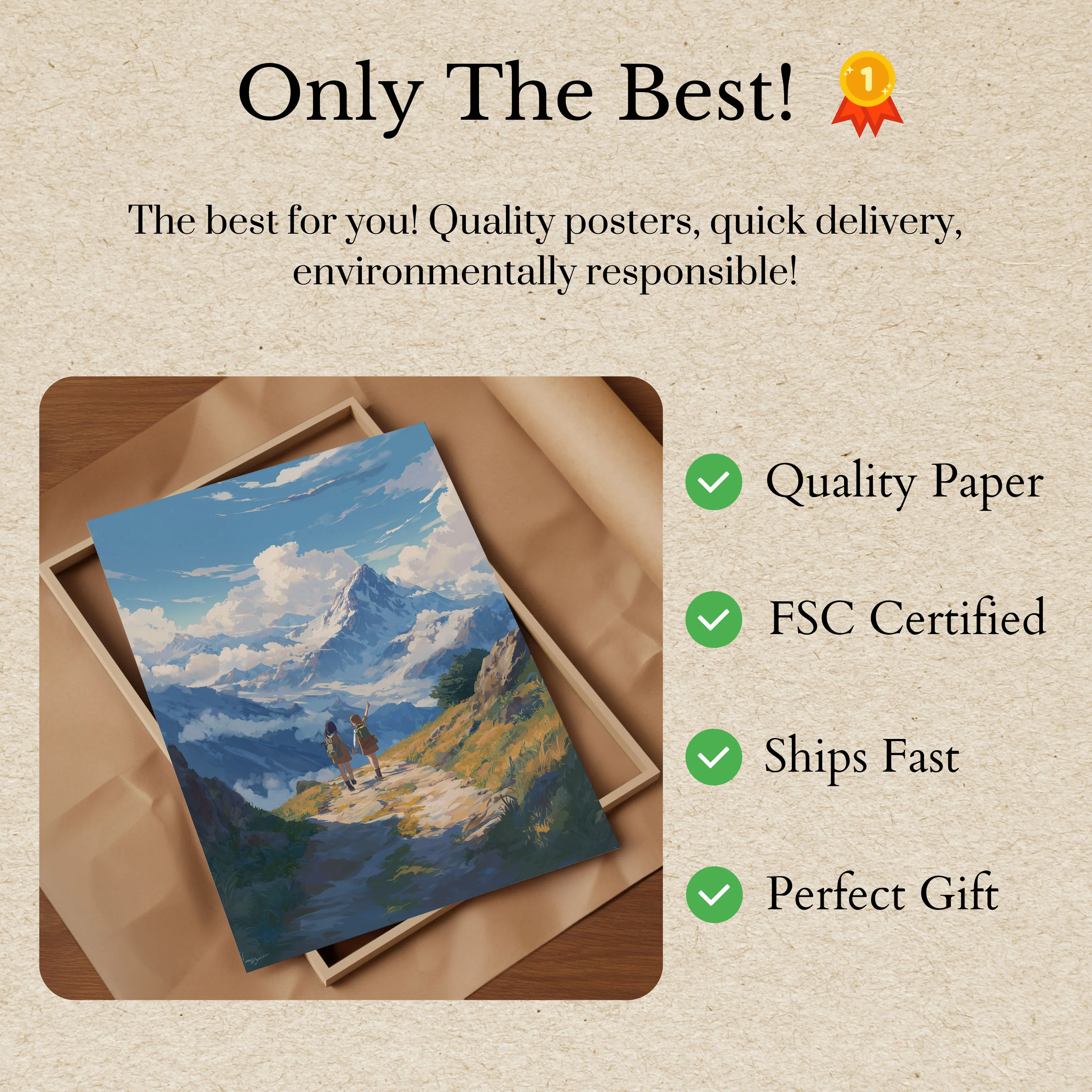 Mountain Trail Adventure Poster - Image 3