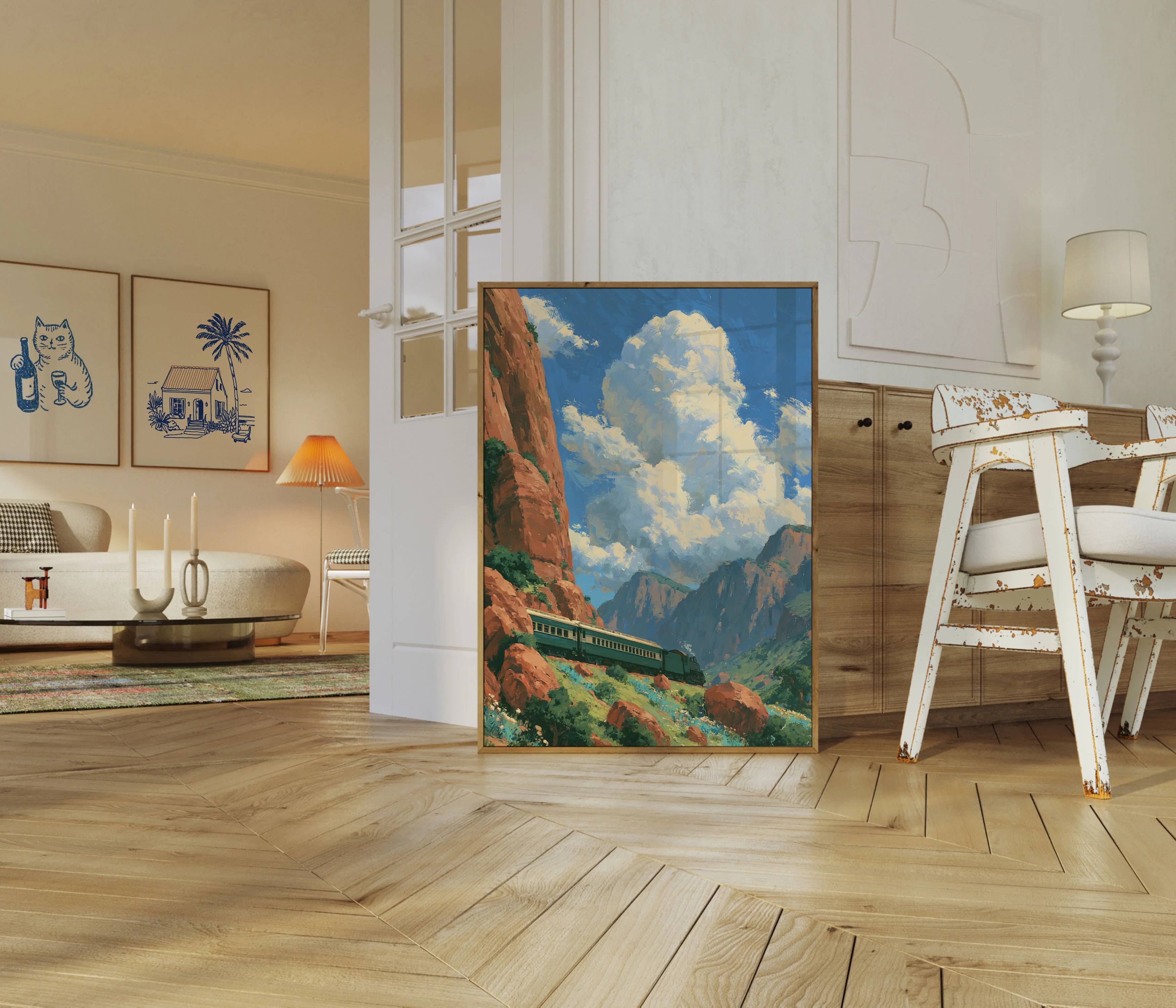 Mountain Train Journey Poster - Image 5