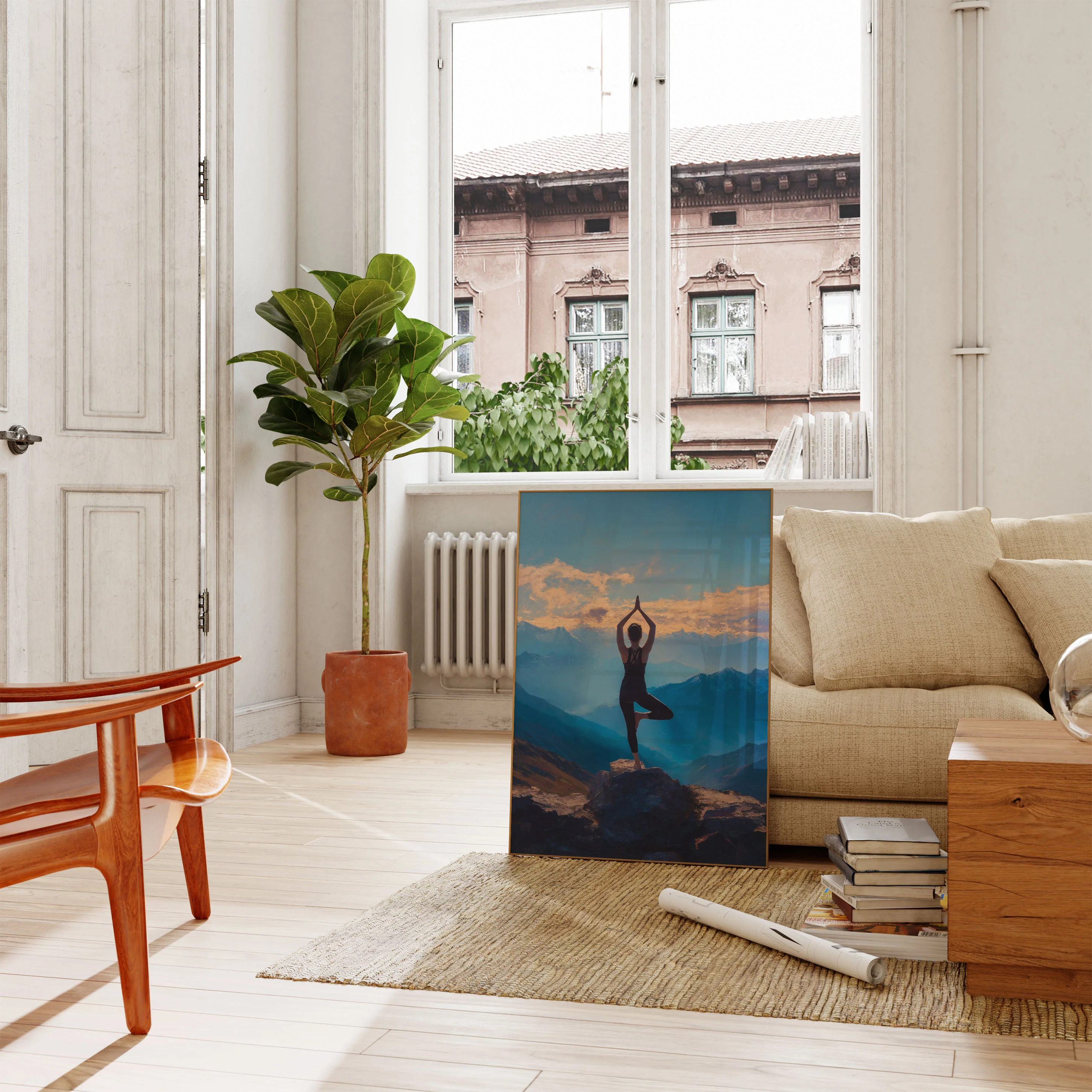Mountain Yoga Zen Poster - Image 2