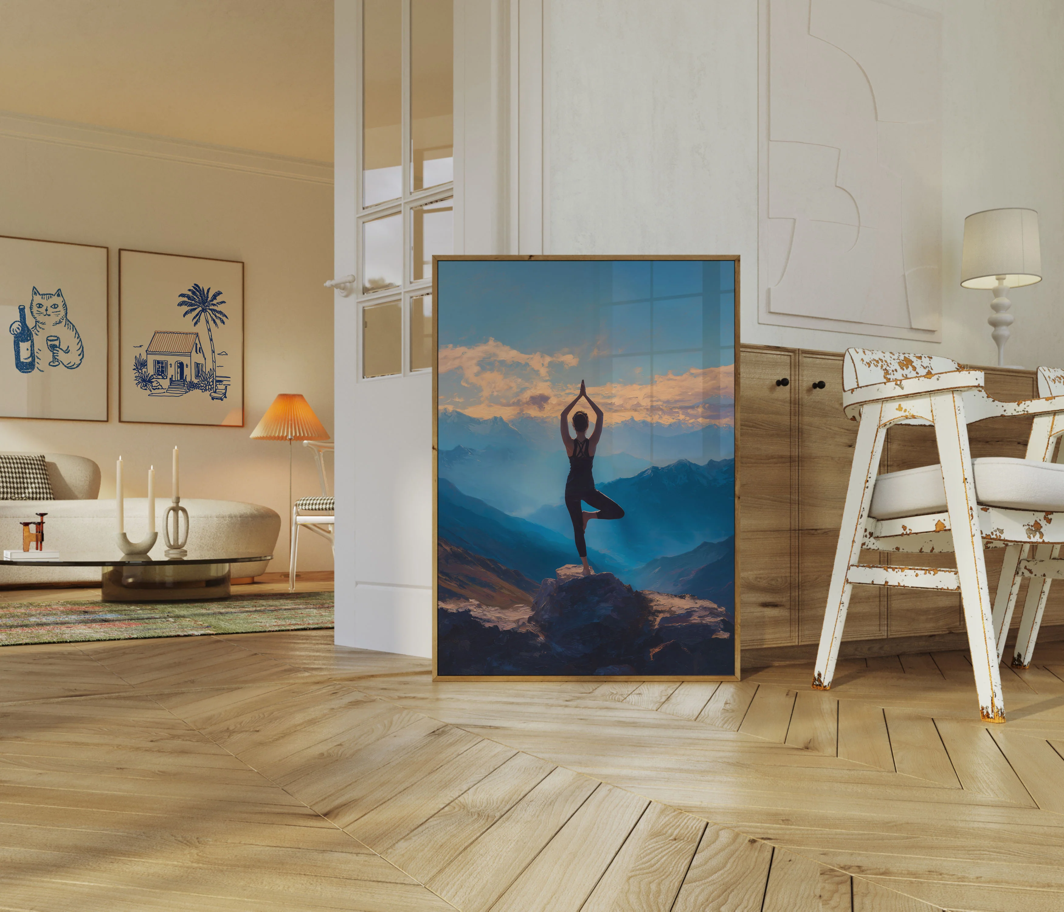 Mountain Yoga Zen Poster - Image 5