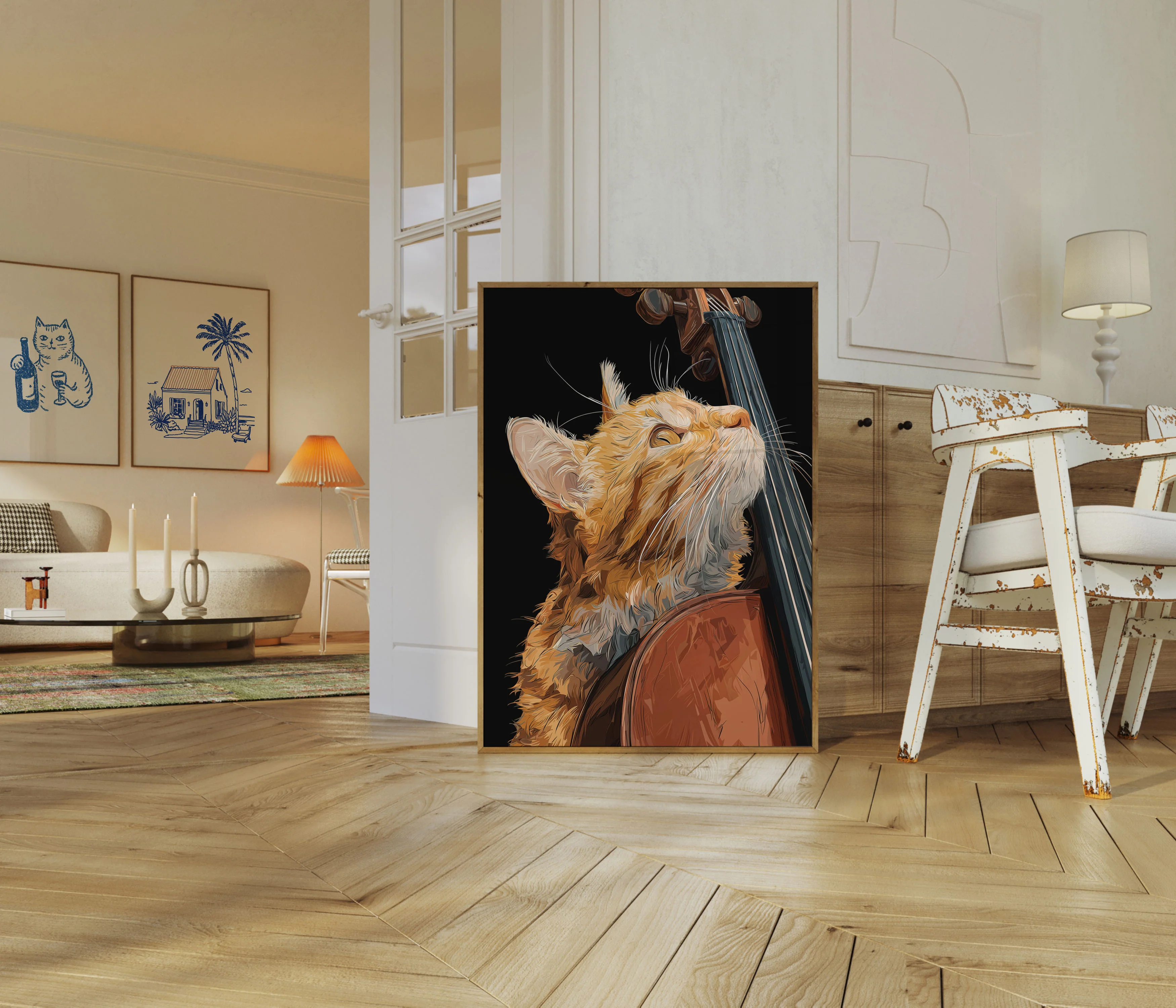 Musical Melody Cat Poster - Image 5