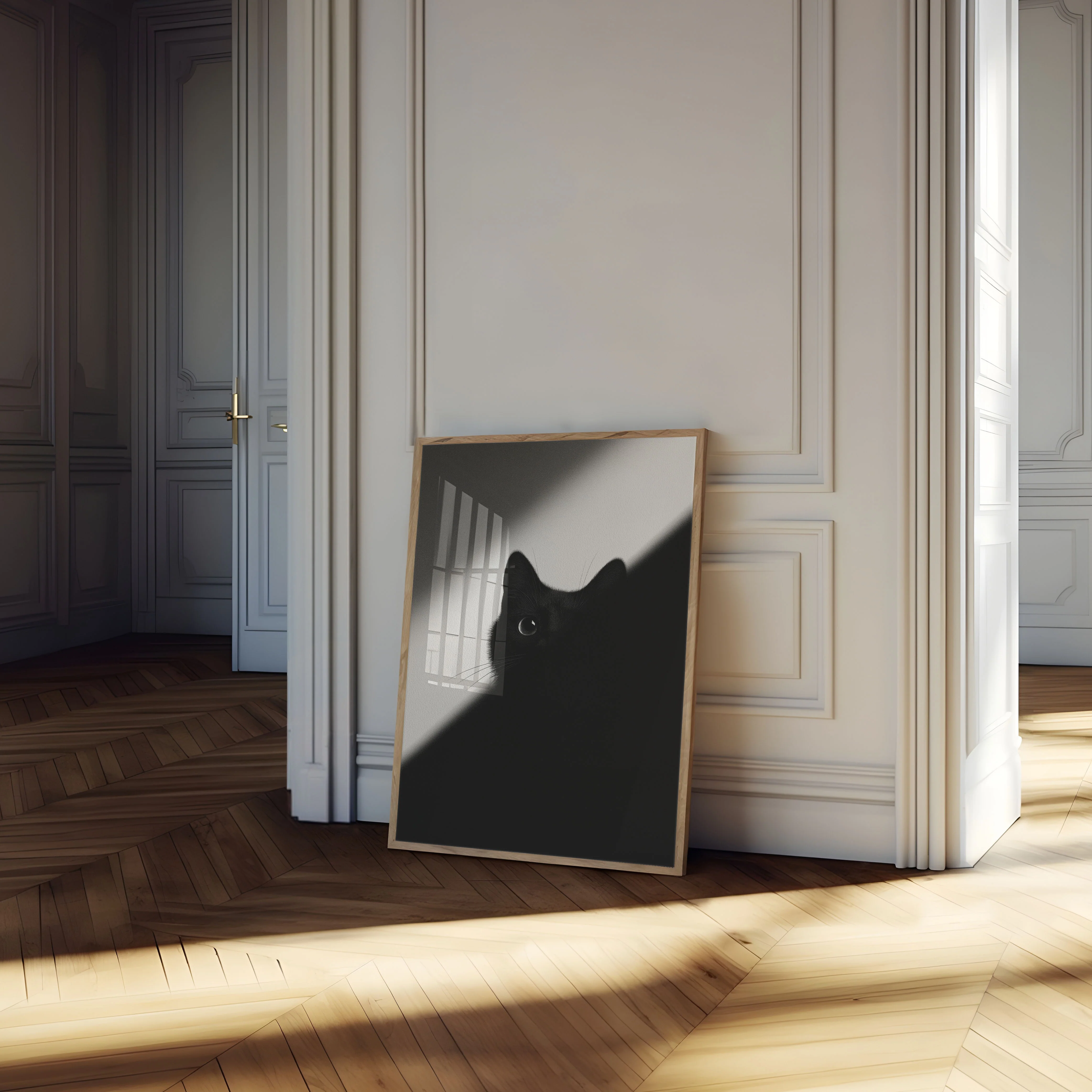 Mysterious Black Cat Poster - Image 4