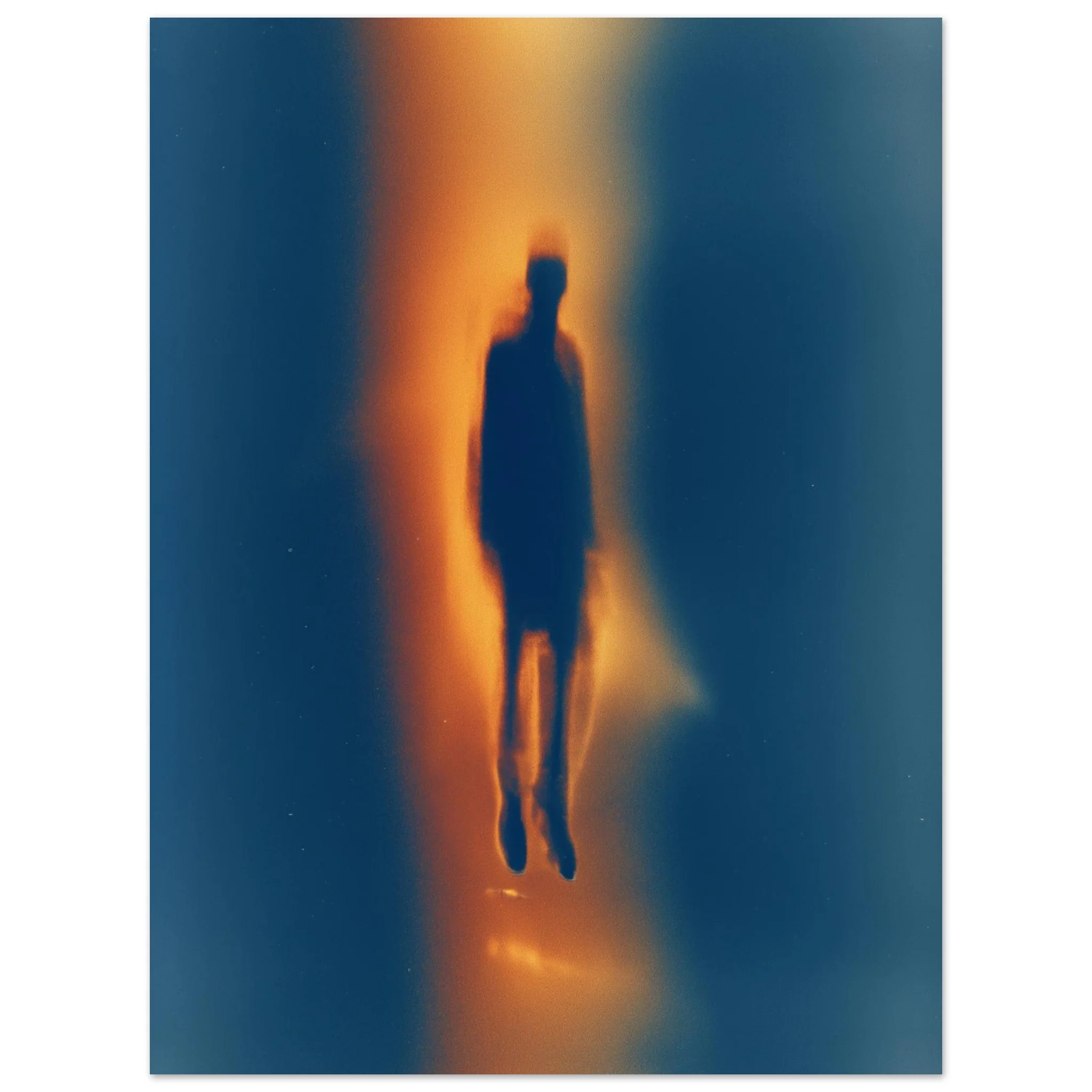 Mysterious UFO Abduction Silhouette Poster - Image 4