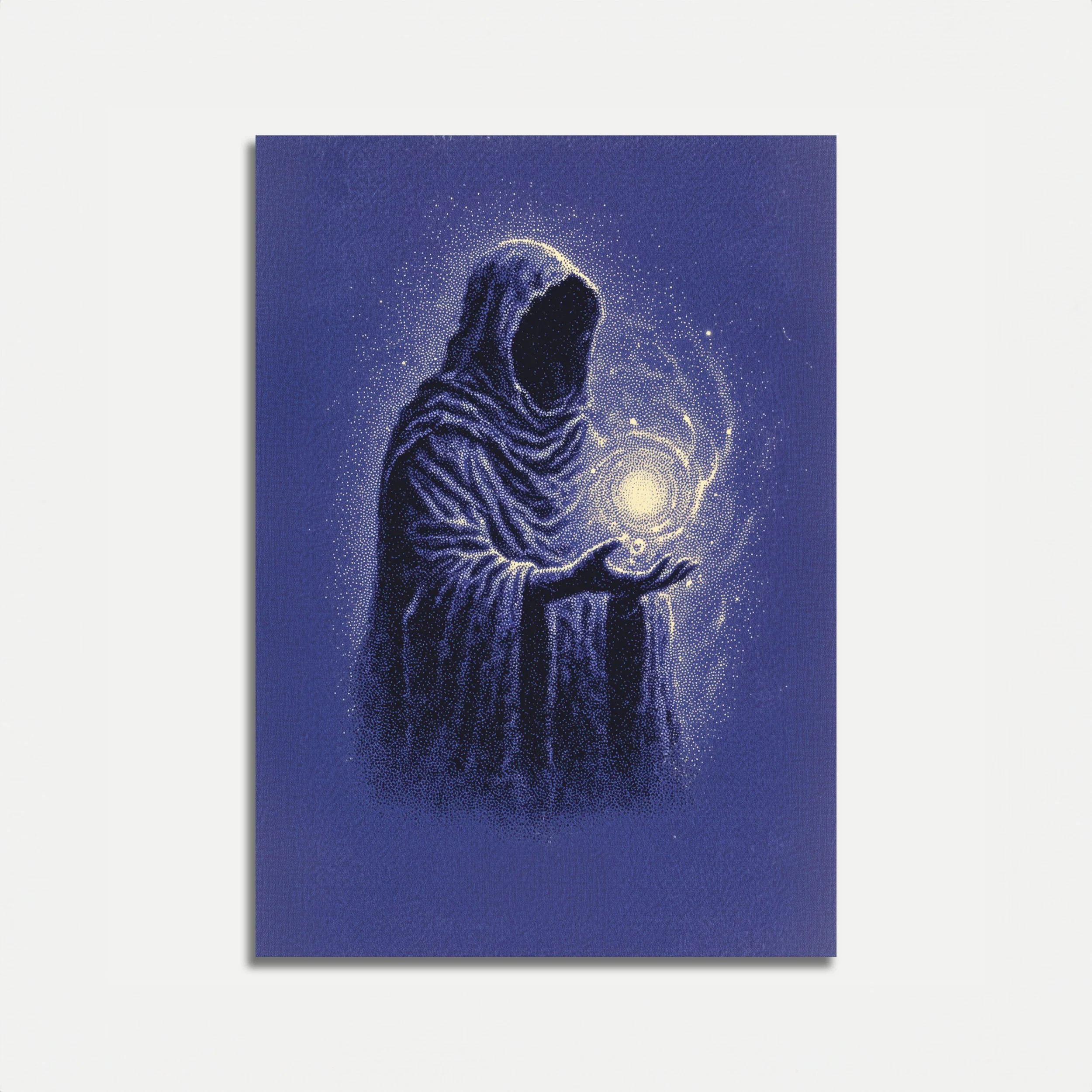 Mystic Astronaut Holding Light Poster