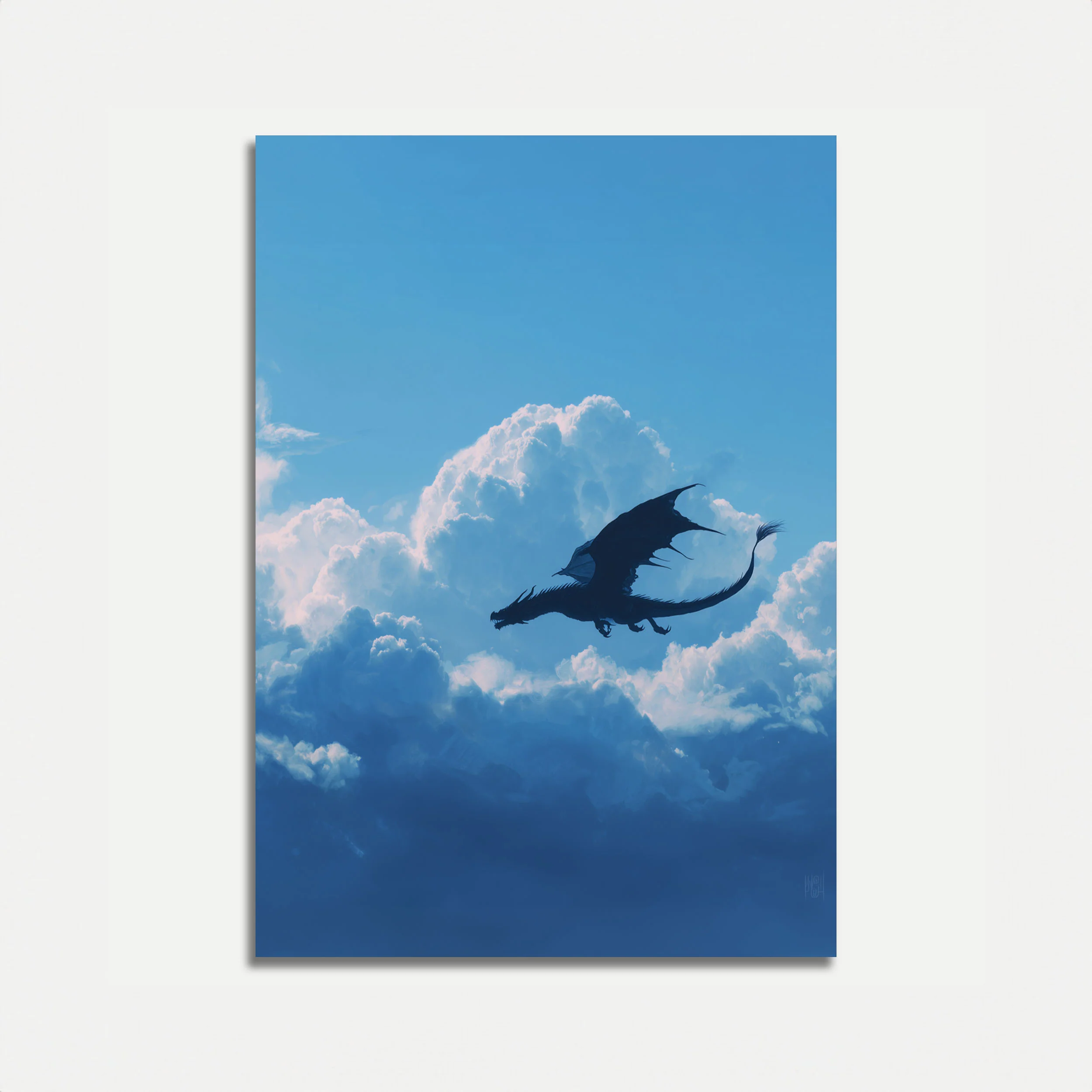 Mystic Dragon Sky Flight Poster