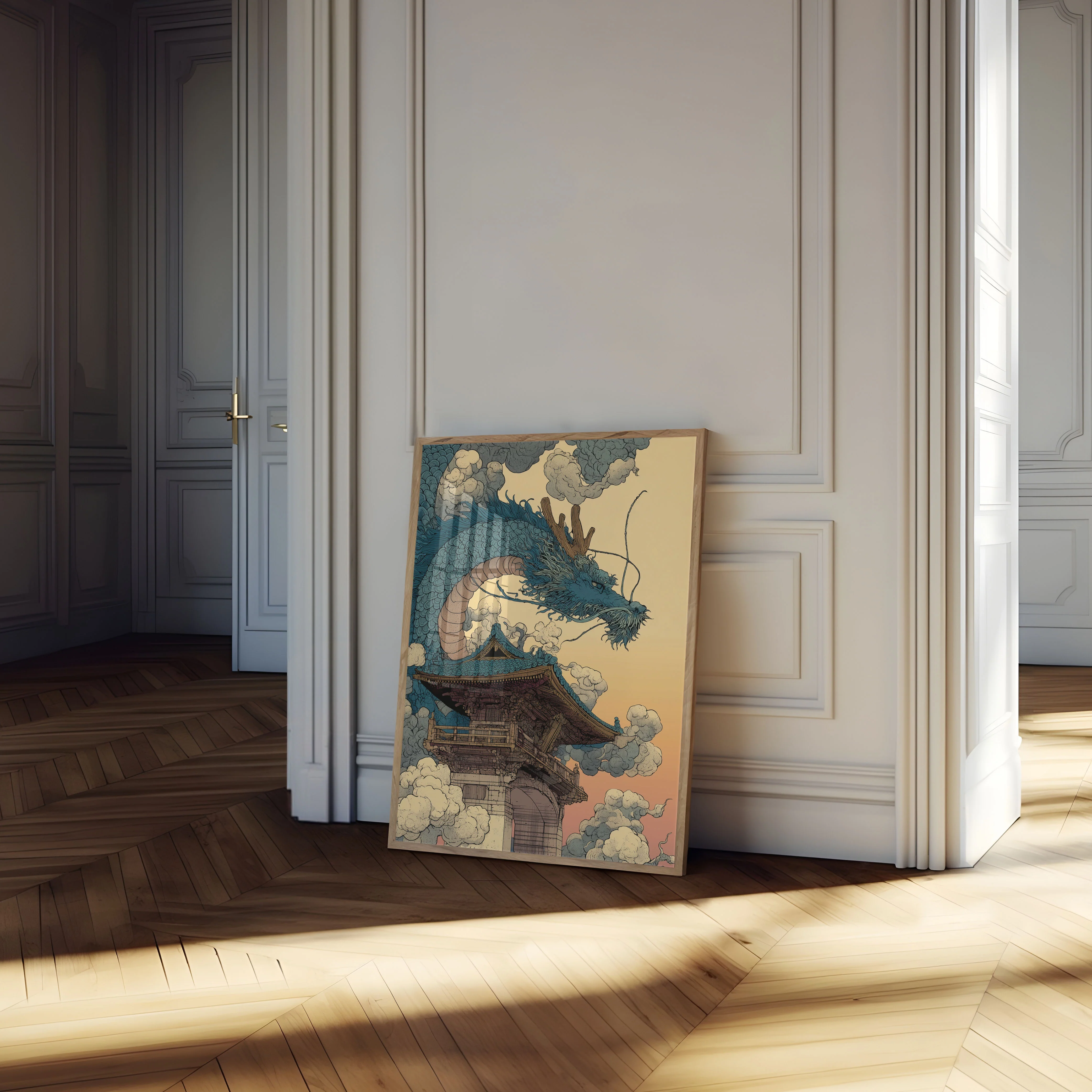 Mystic Dragon Temple Poster - Image 4