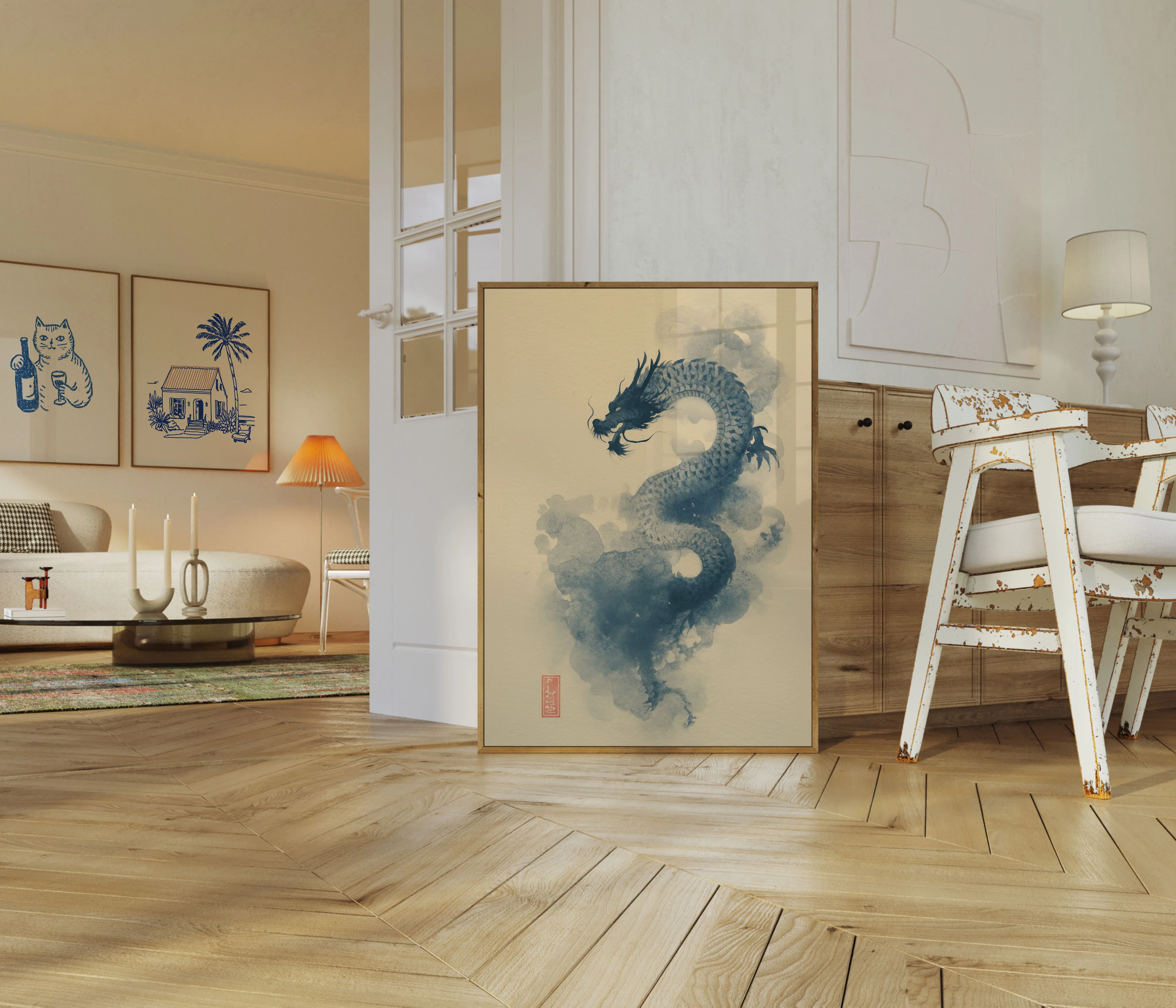 Mystic Eastern Dragon Poster - Image 5