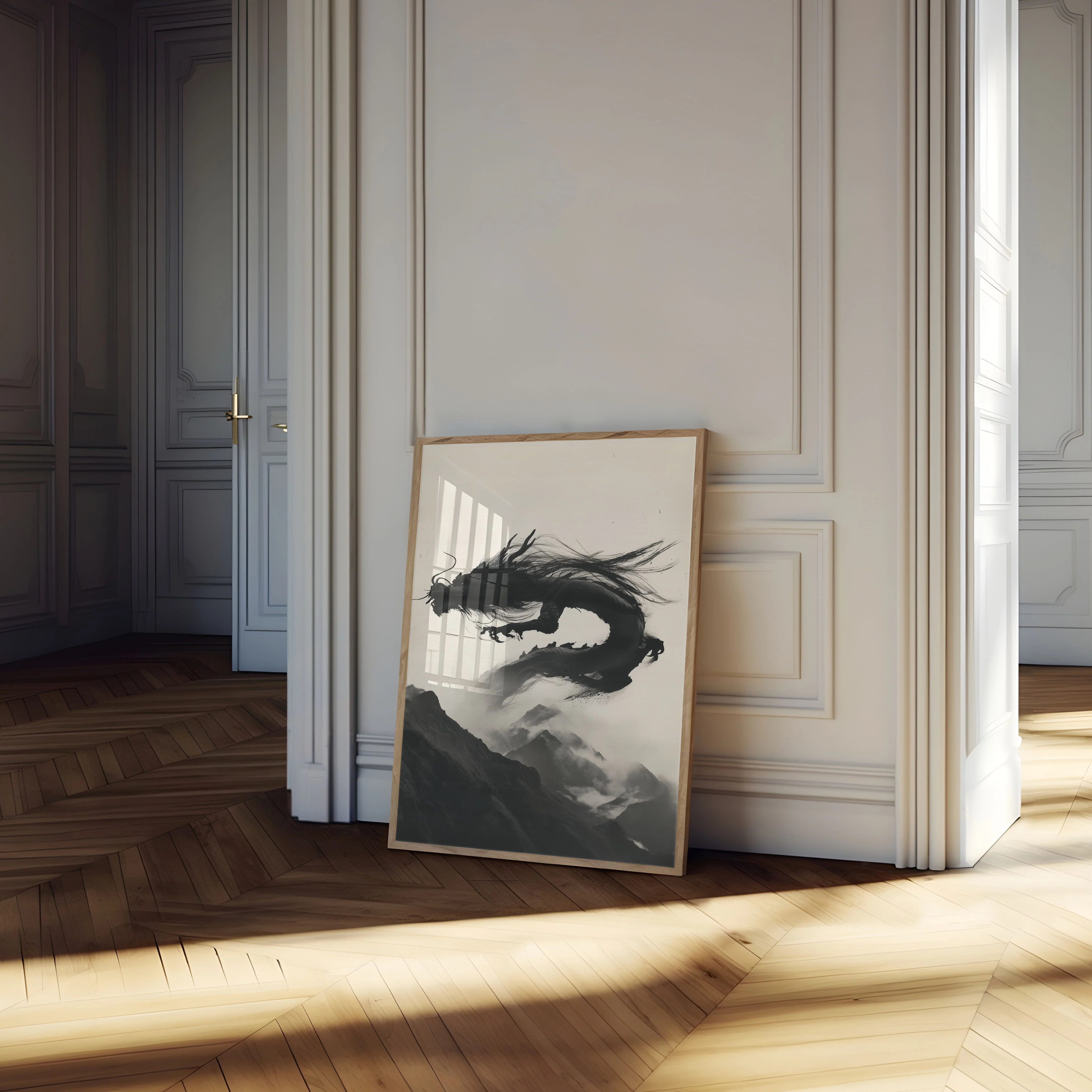 Mystic Mountain Dragon Poster - Image 4