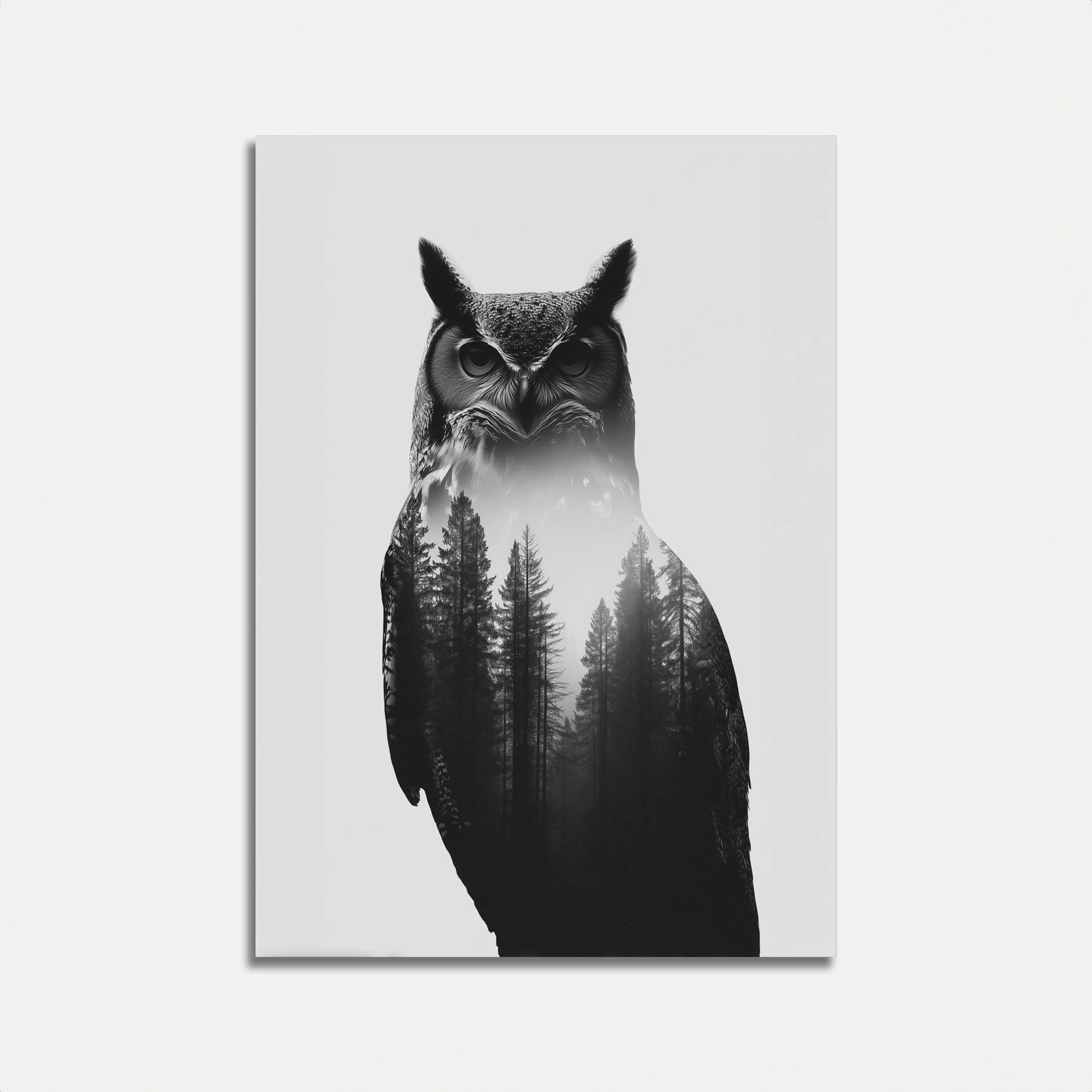 Mystic Owl Forest Poster