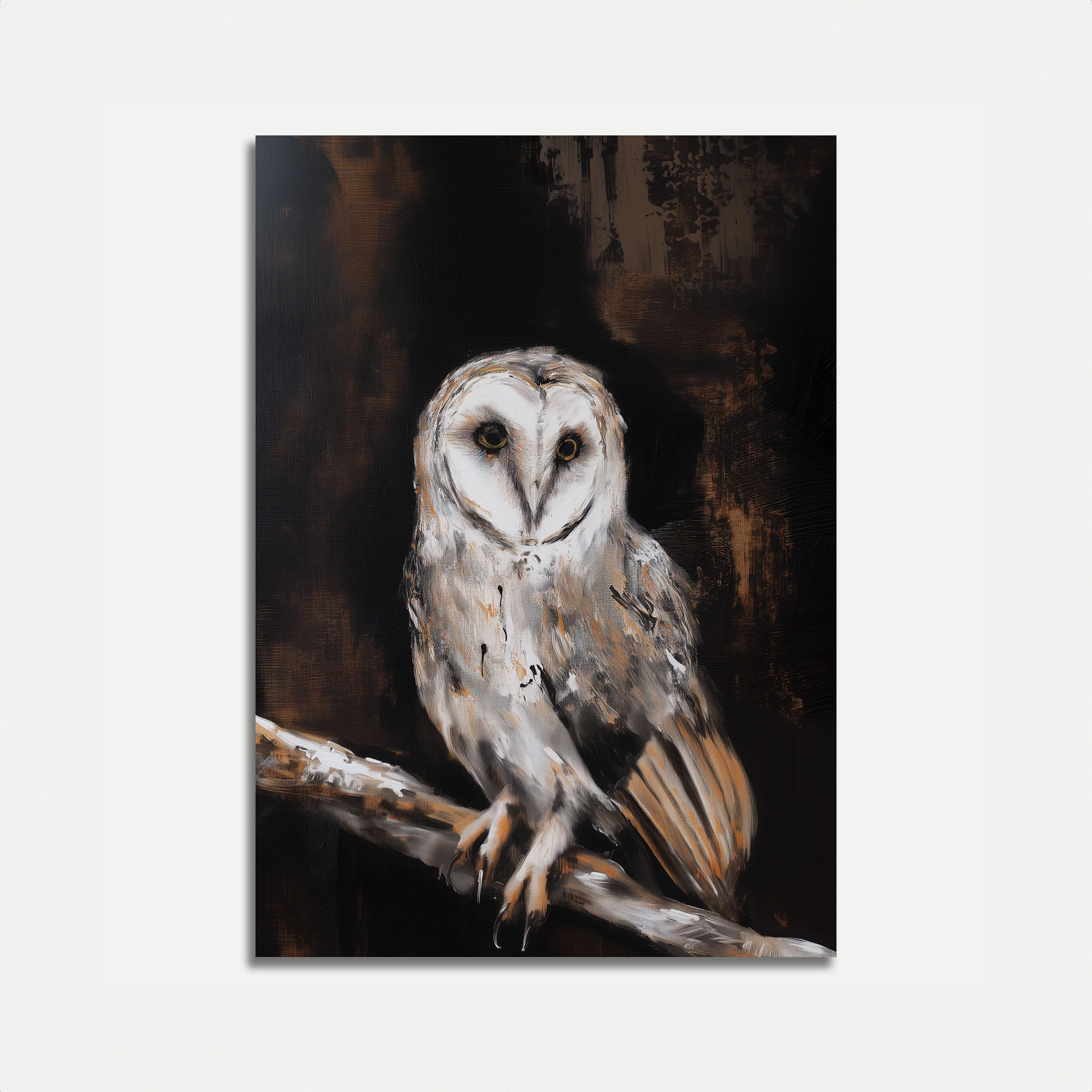 Mystical Barn Owl Poster