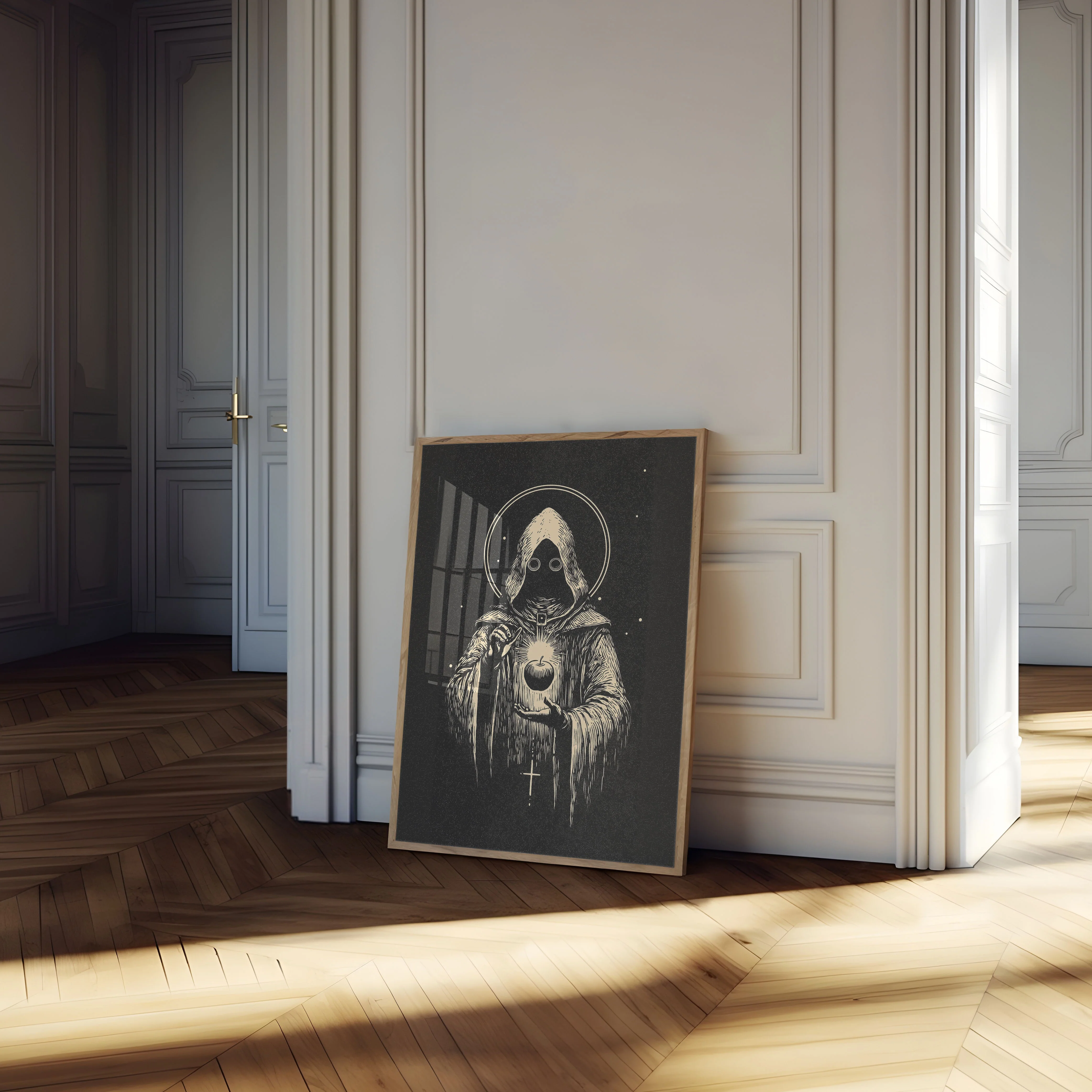 Mystical Hooded Saint Poster - Image 4