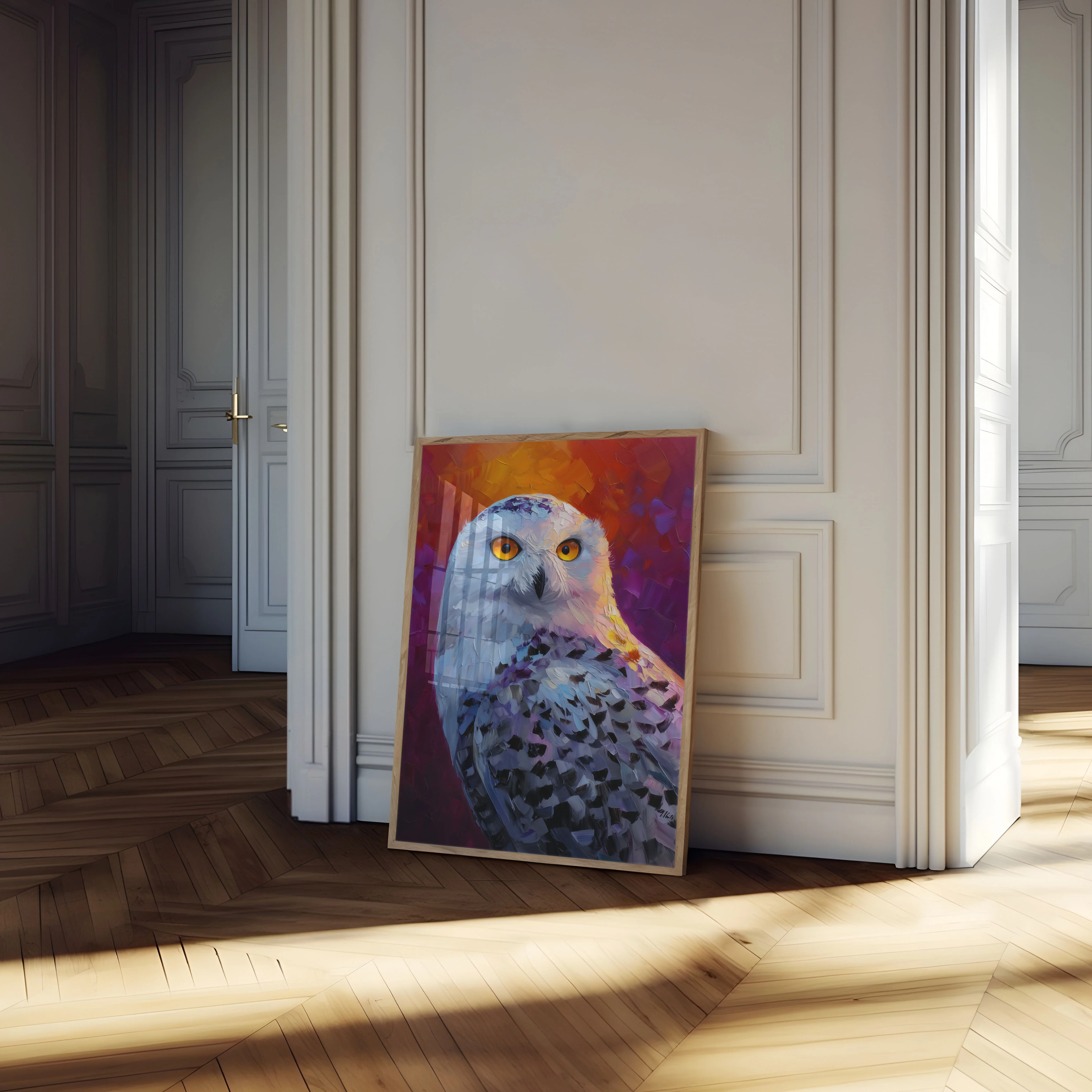 Mystical Snowy Owl Poster - Image 4