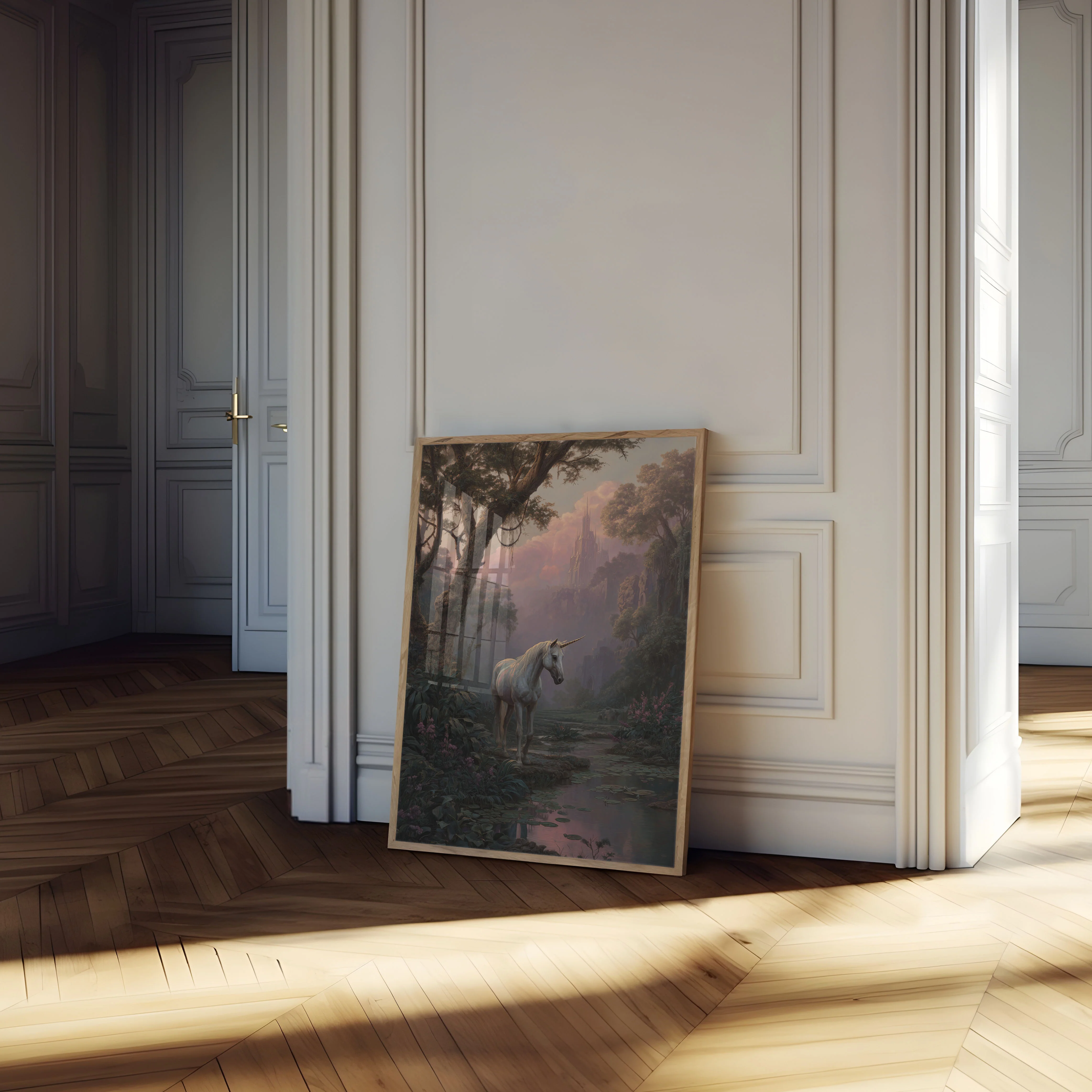 Mystical Unicorn Forest Poster - Image 4