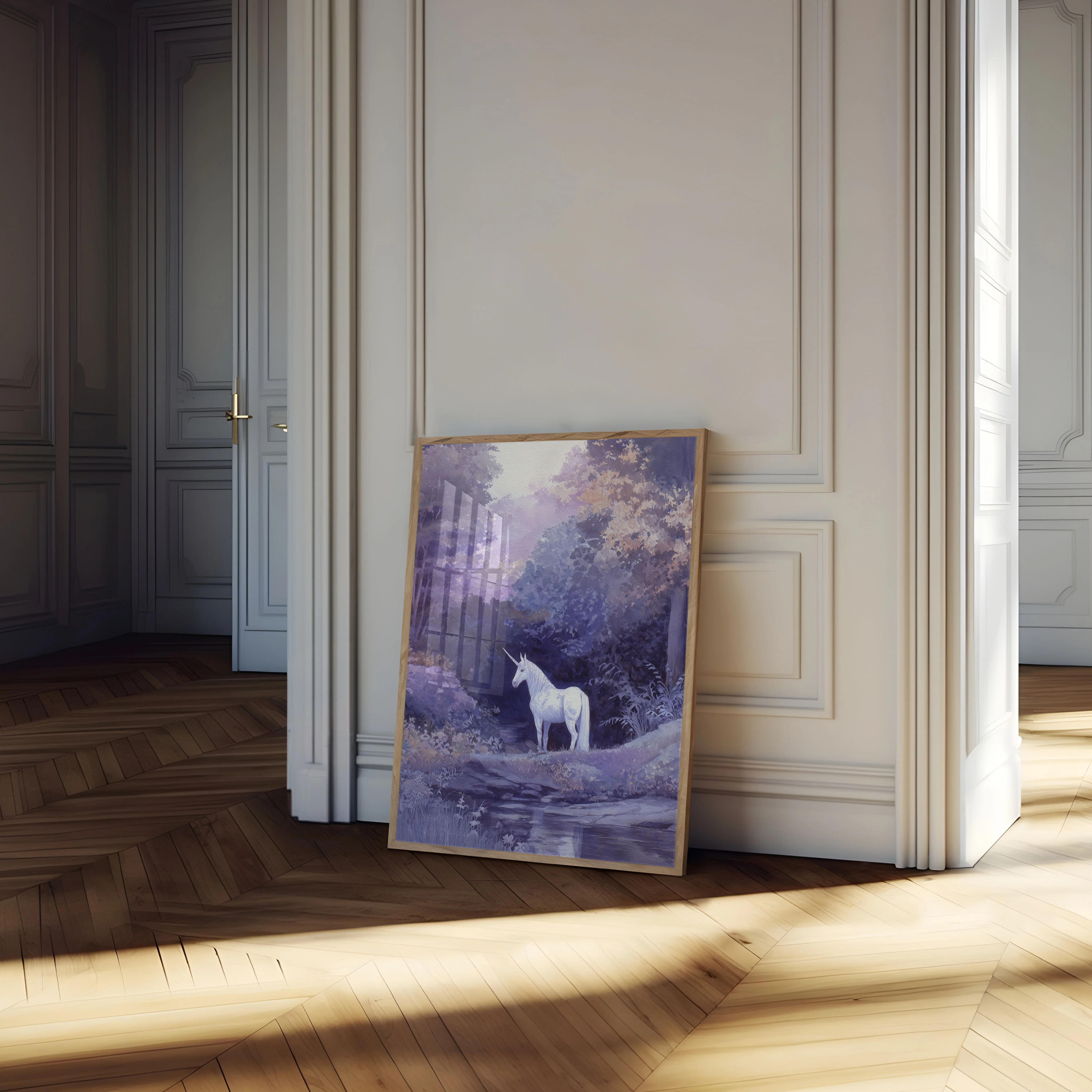 Mystical Unicorn Forest Poster - Image 4