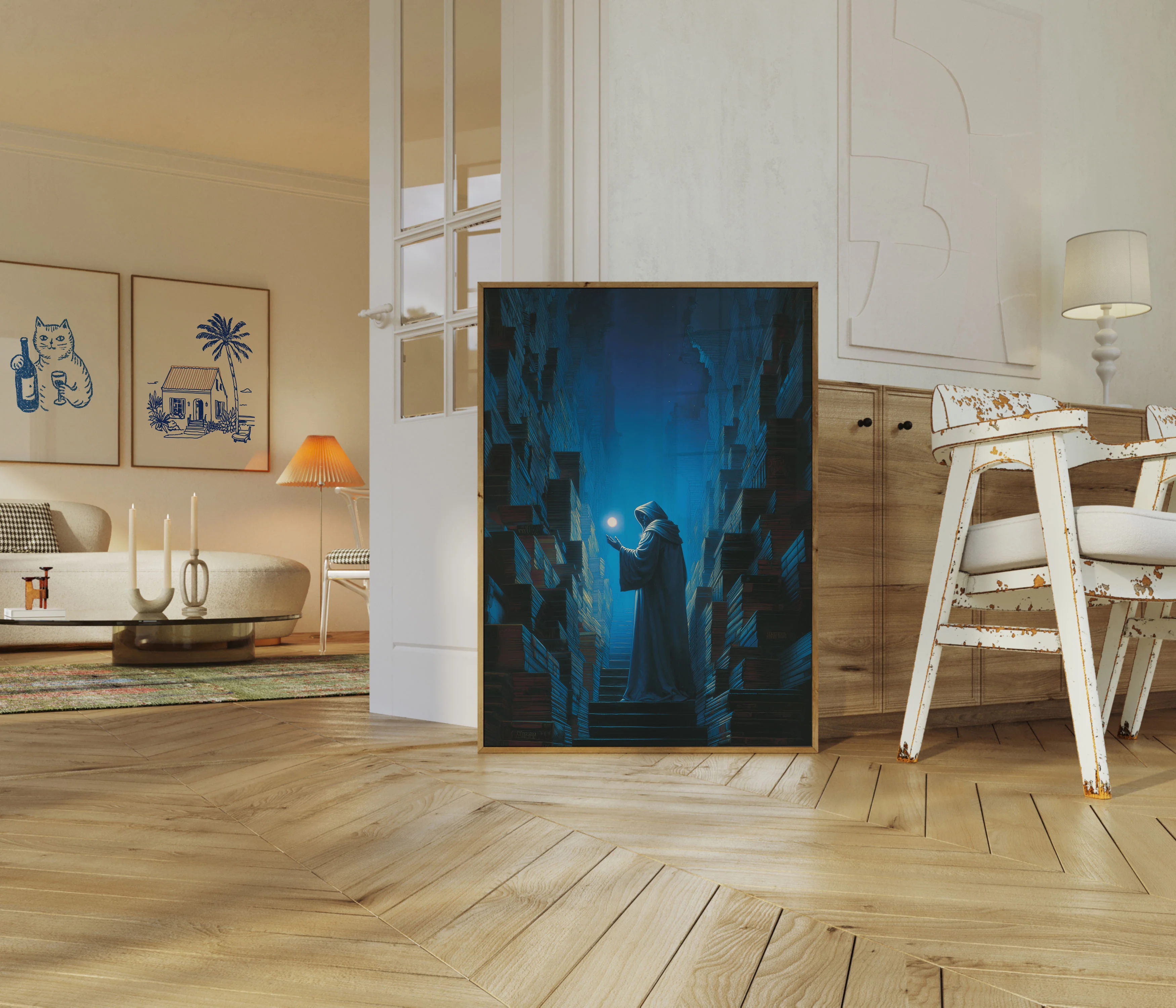 Mystical Wizard in the City Poster - Image 5