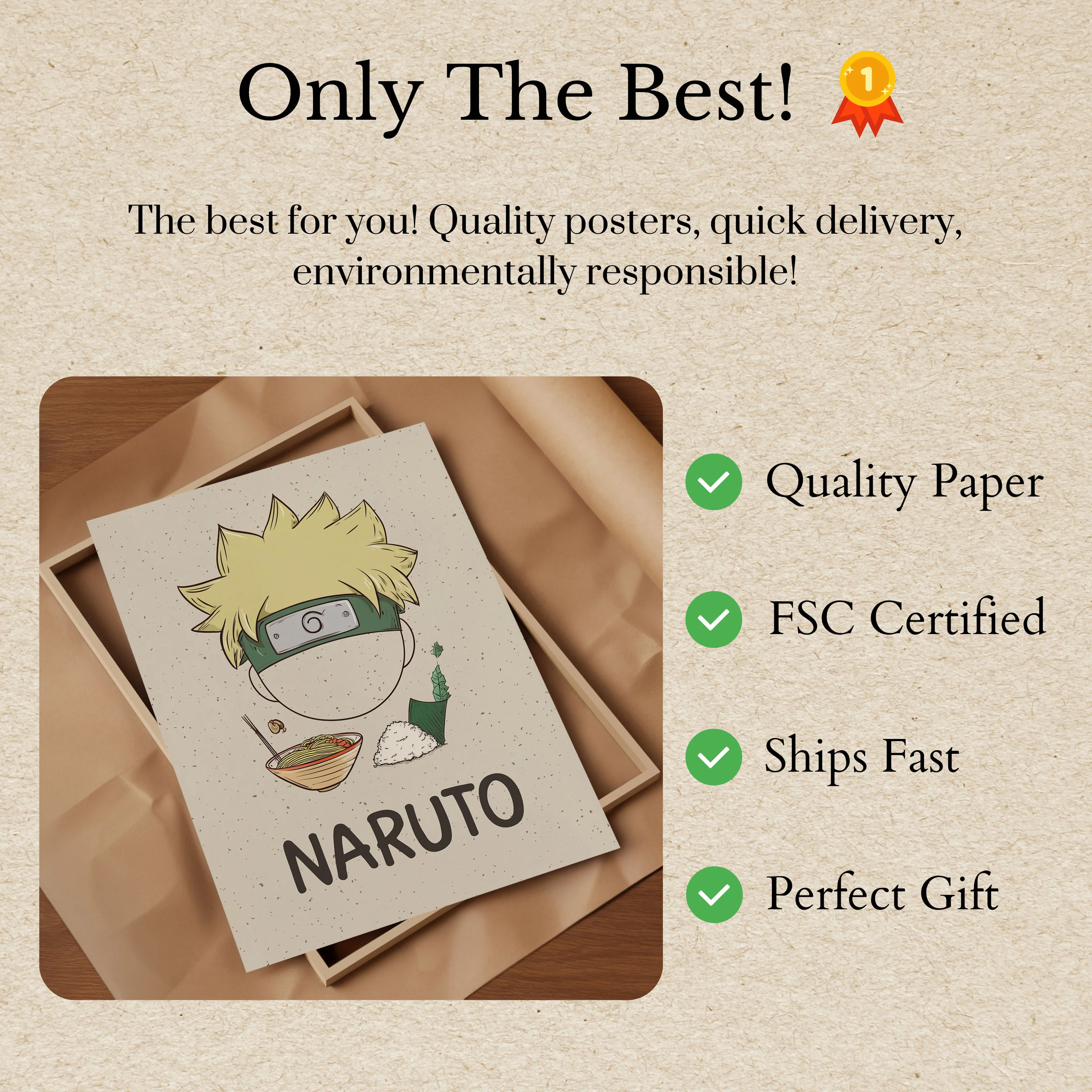 Naruto Anime Ramen Hero Poster - Image 3