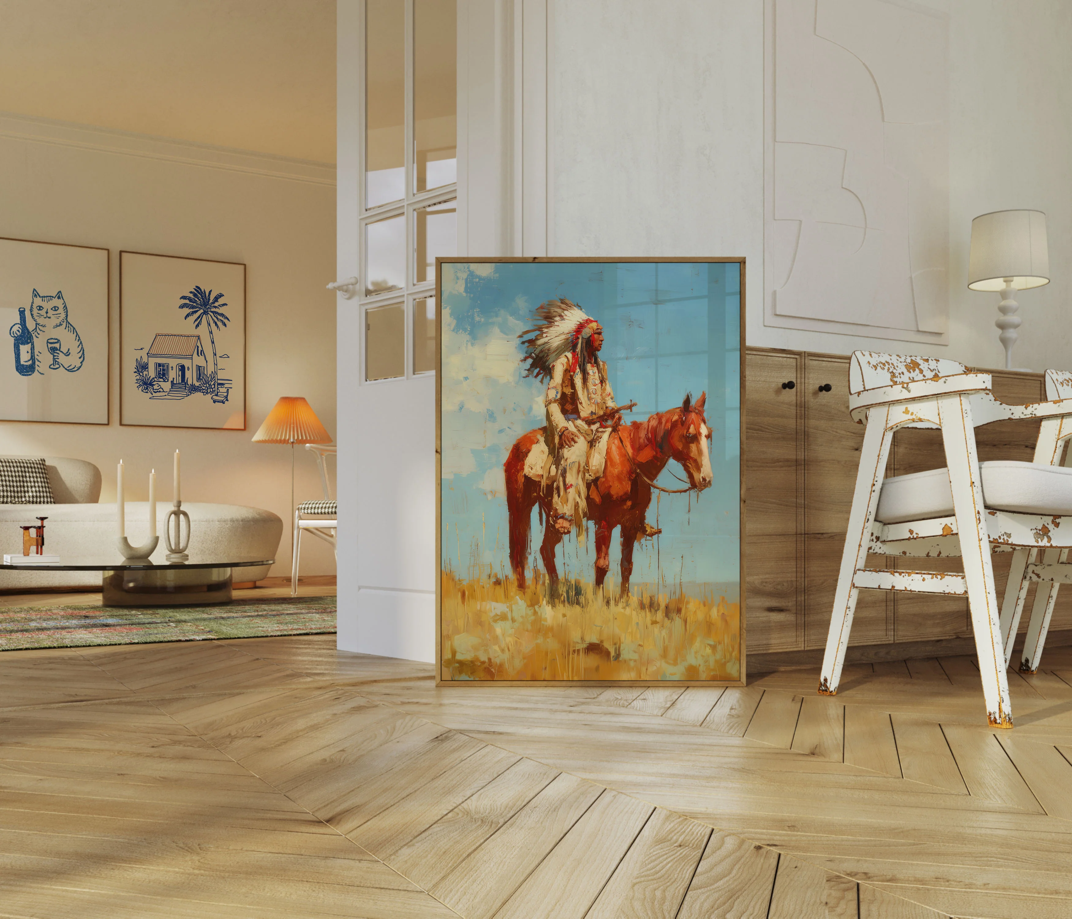 Native American Warrior Poster - Image 5