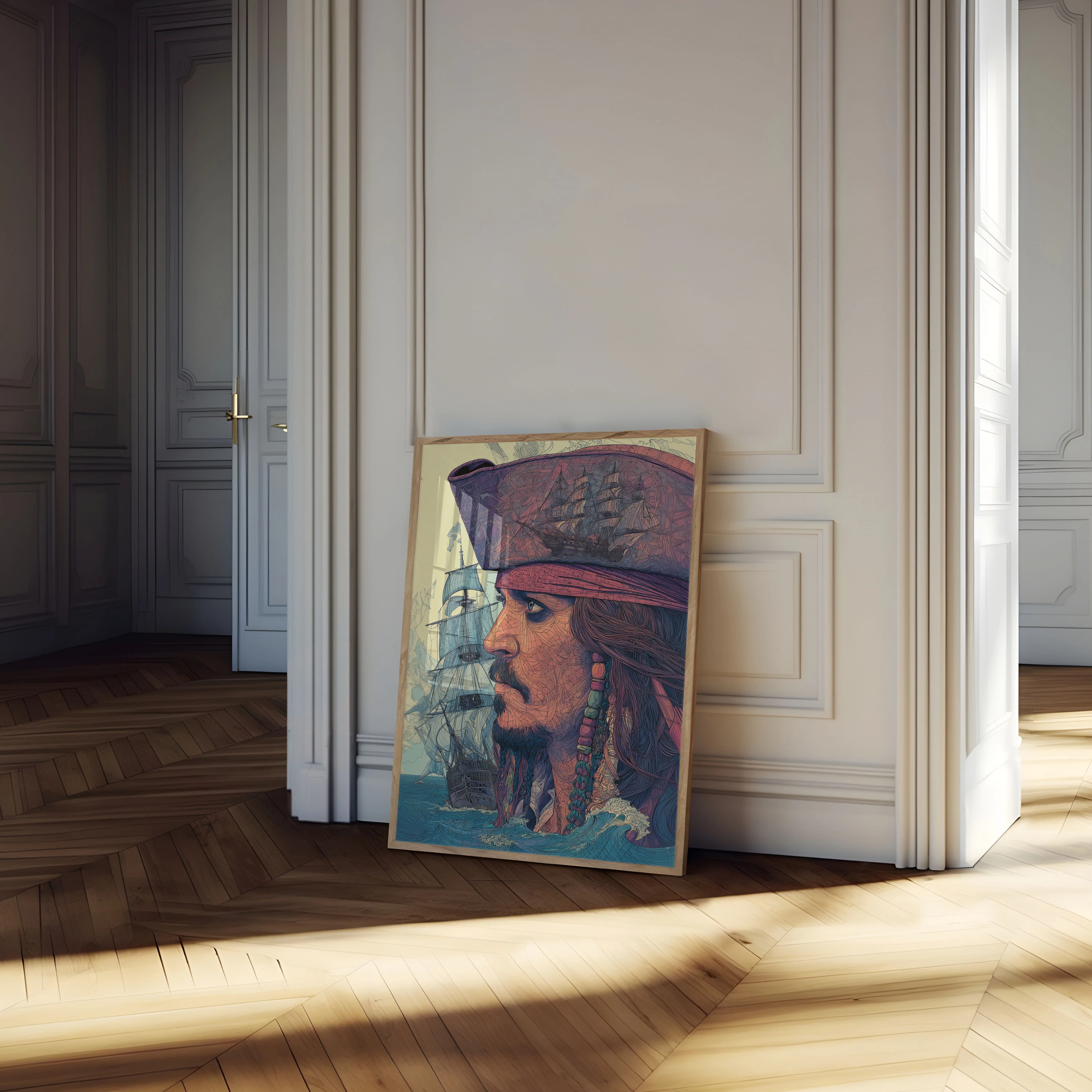 Nautical Pirate Captain Poster - Image 4