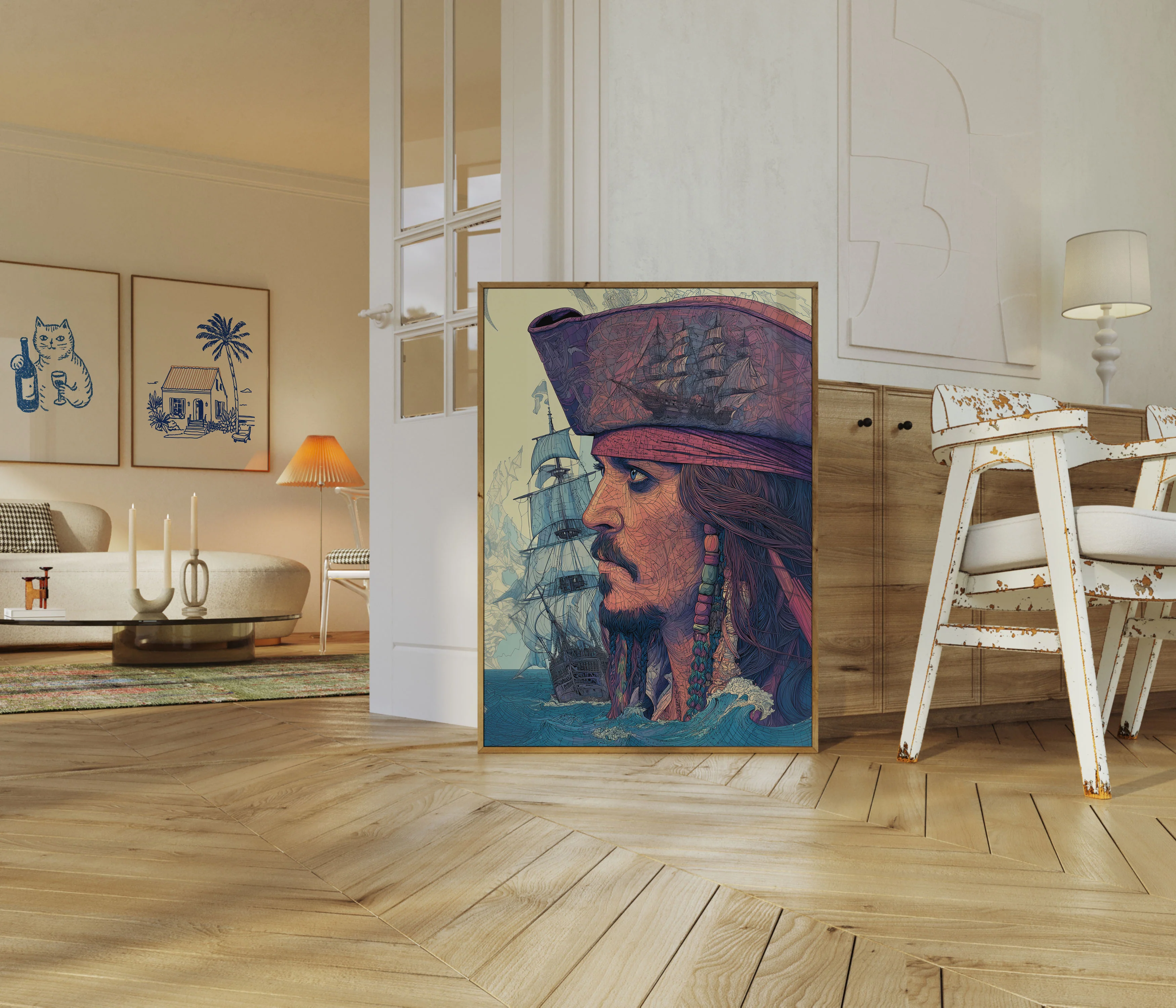 Nautical Pirate Captain Poster - Image 5