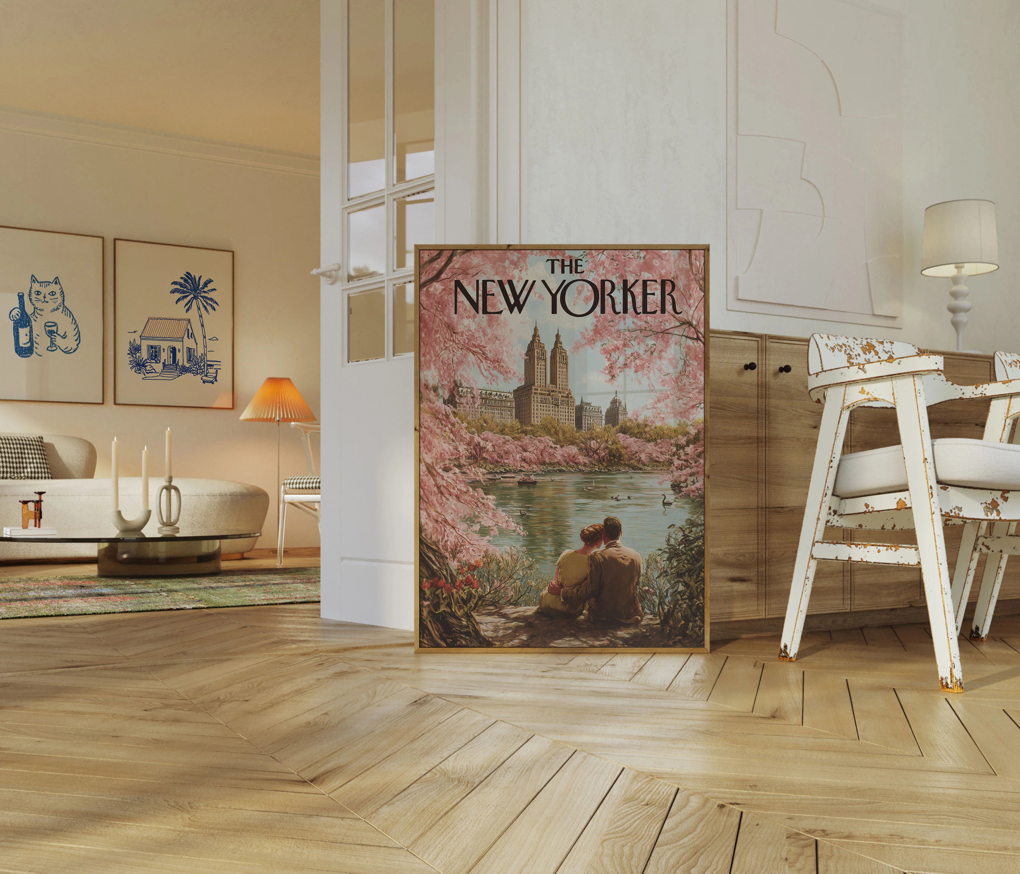 New York Cherry Blossom Moment Poster - Image 5