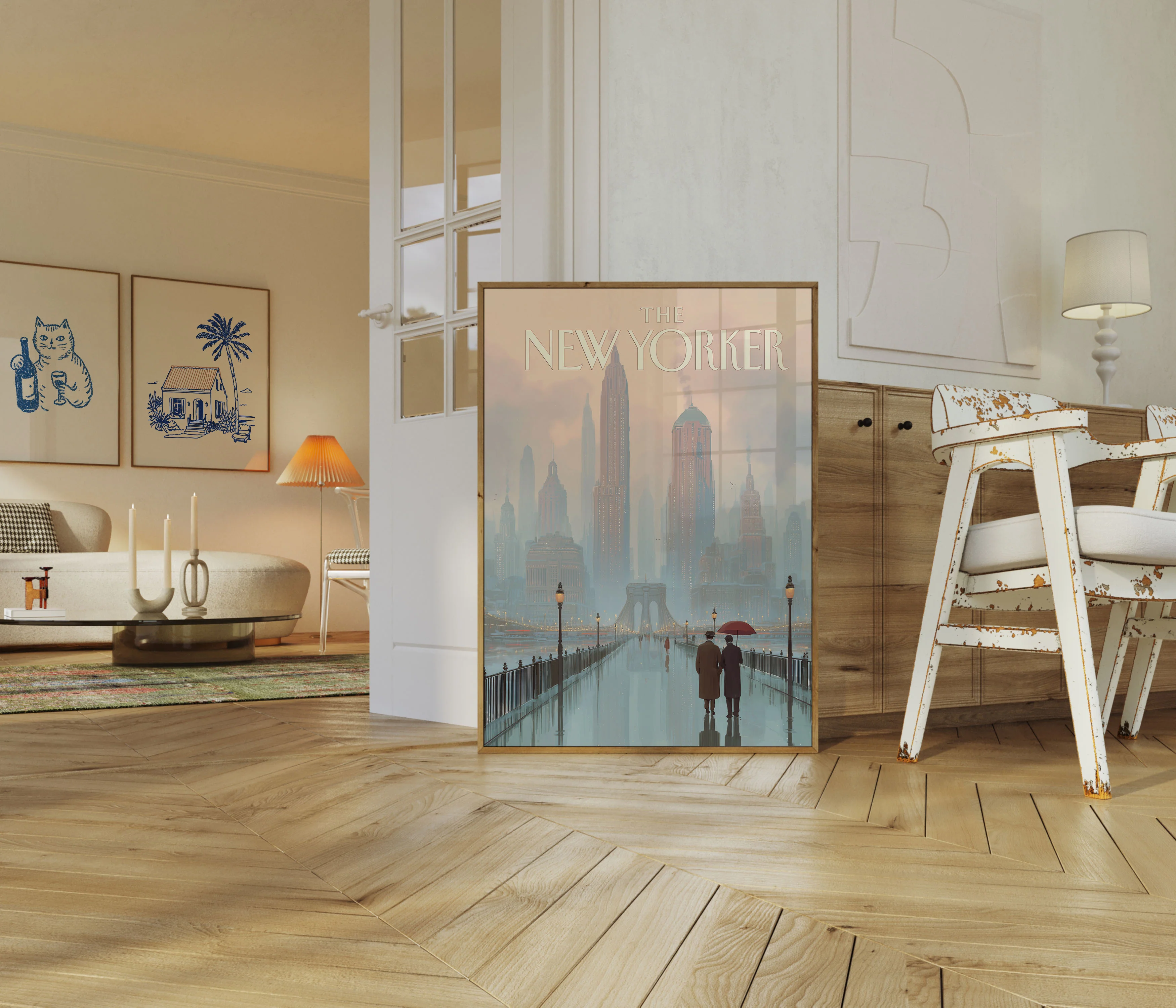 New York City Misty Morning Poster - Image 5