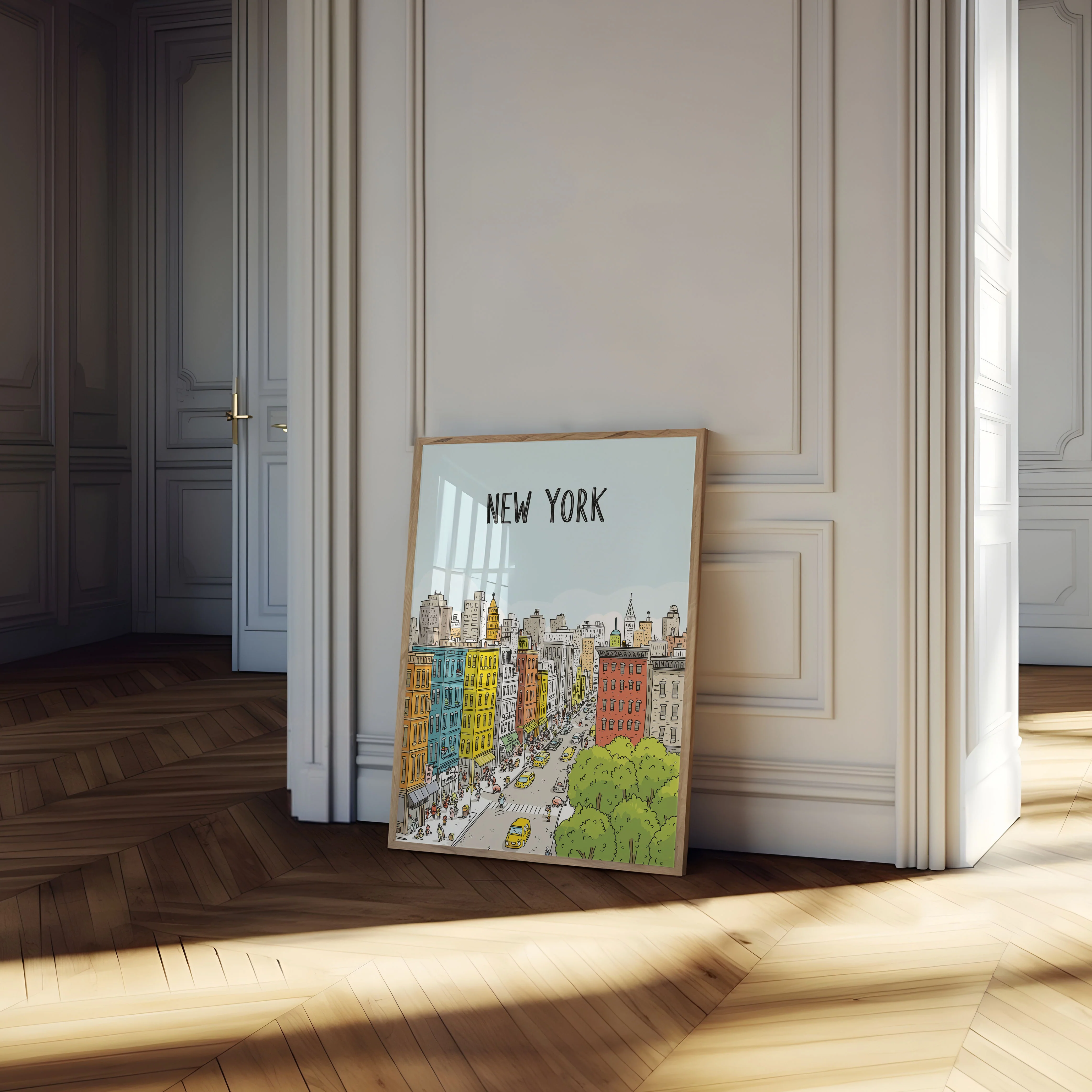 New York City Street Scene Poster - Image 4