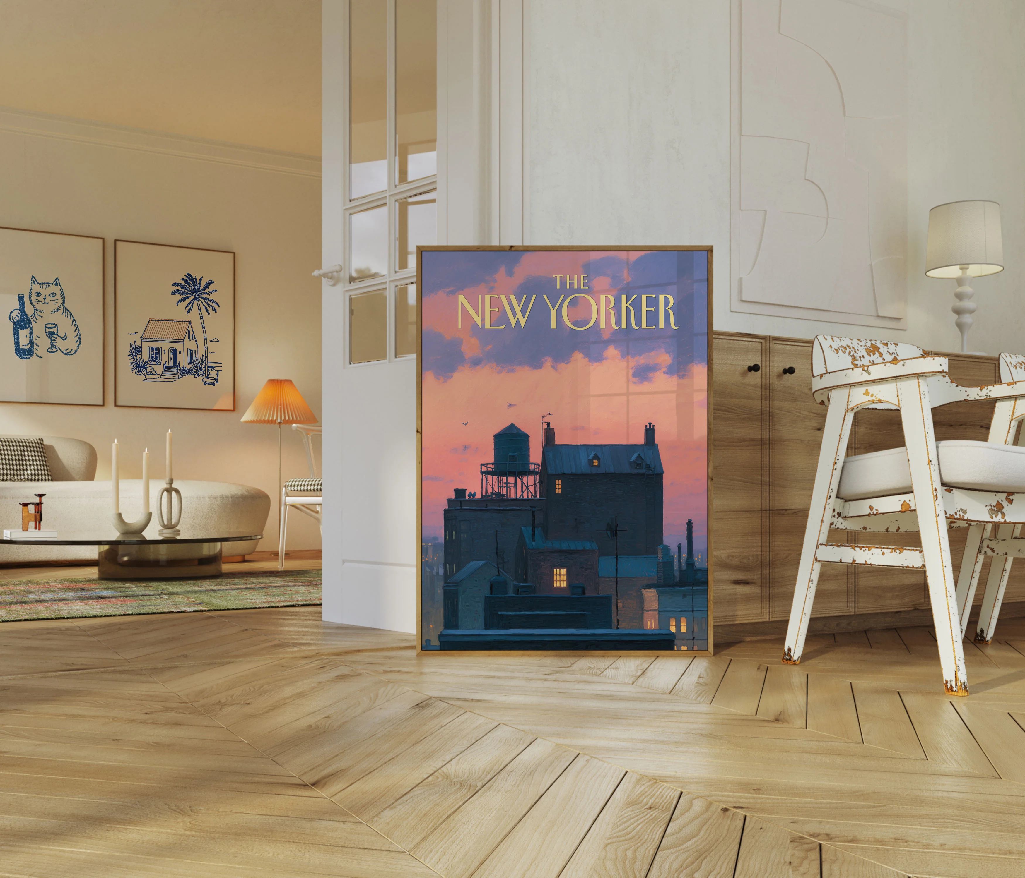 New York Urban Sunset Poster - Image 5