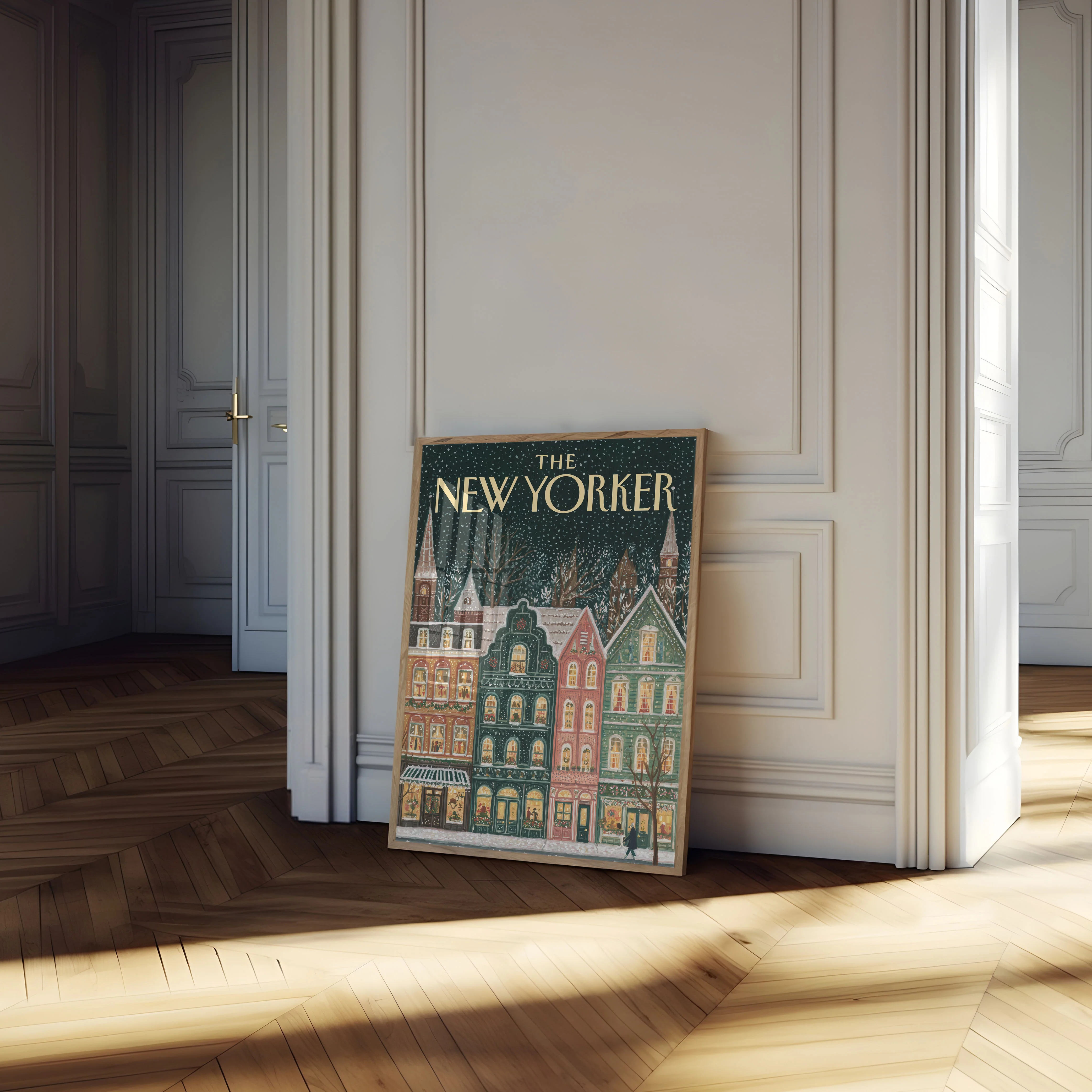 New York Winter Evening Poster - Image 4