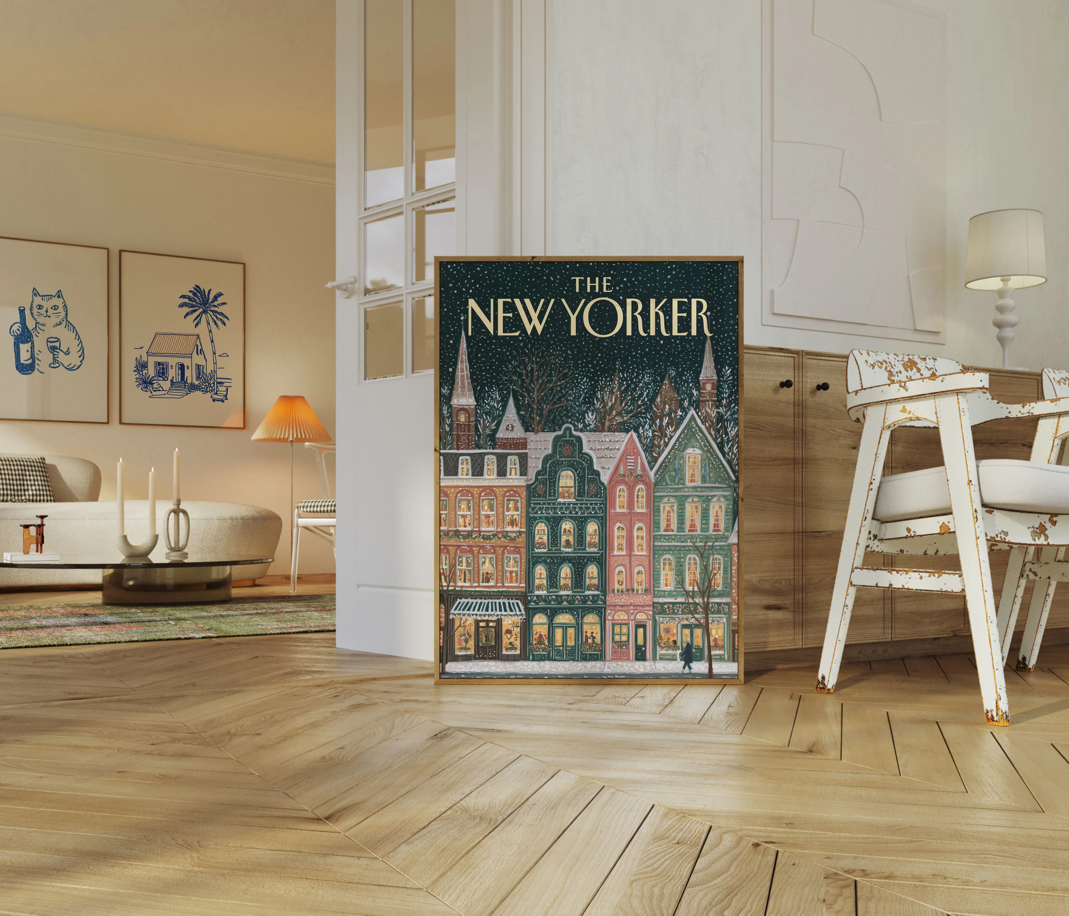 New York Winter Evening Poster - Image 5