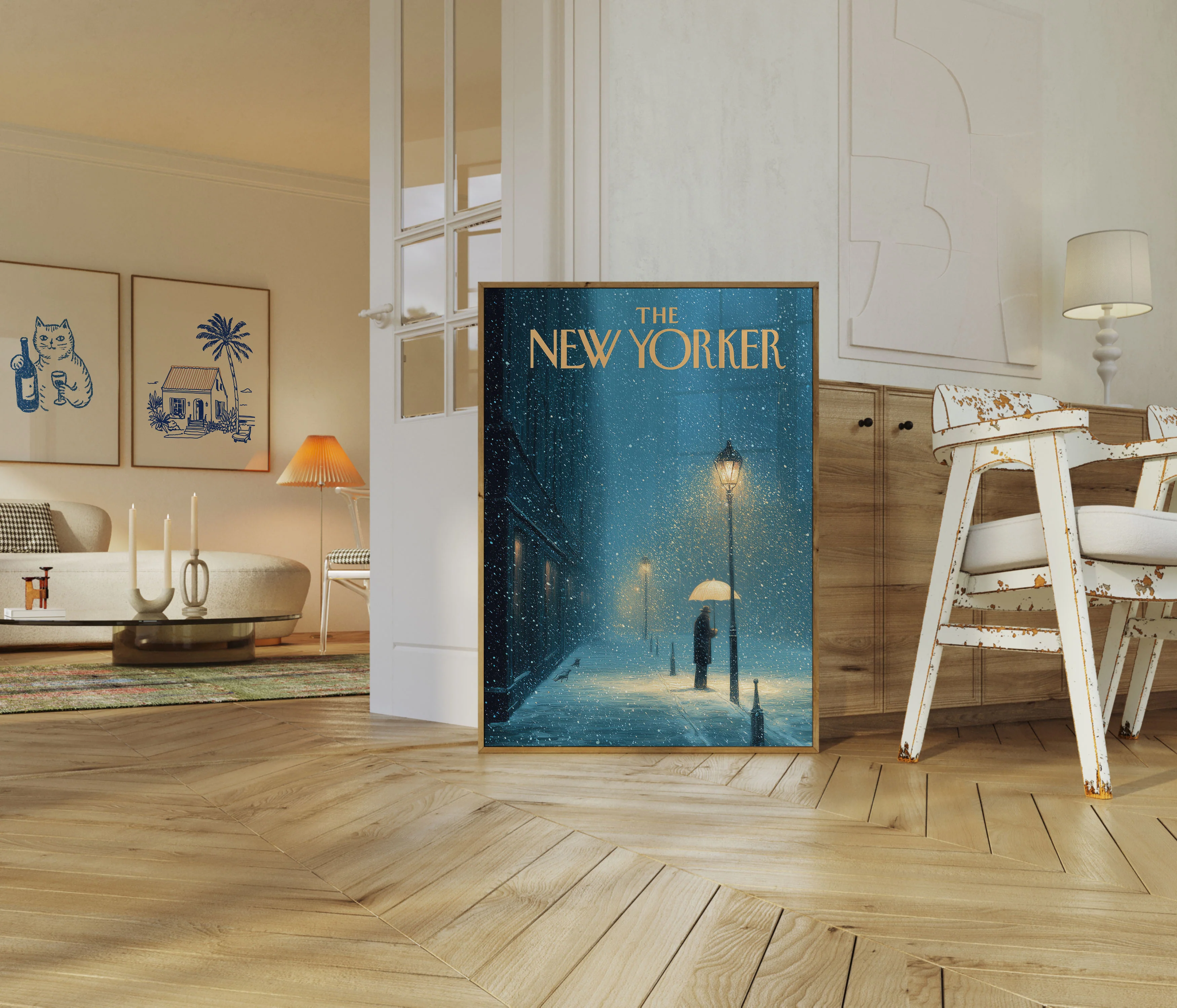 New York Winter Night Poster - Image 5