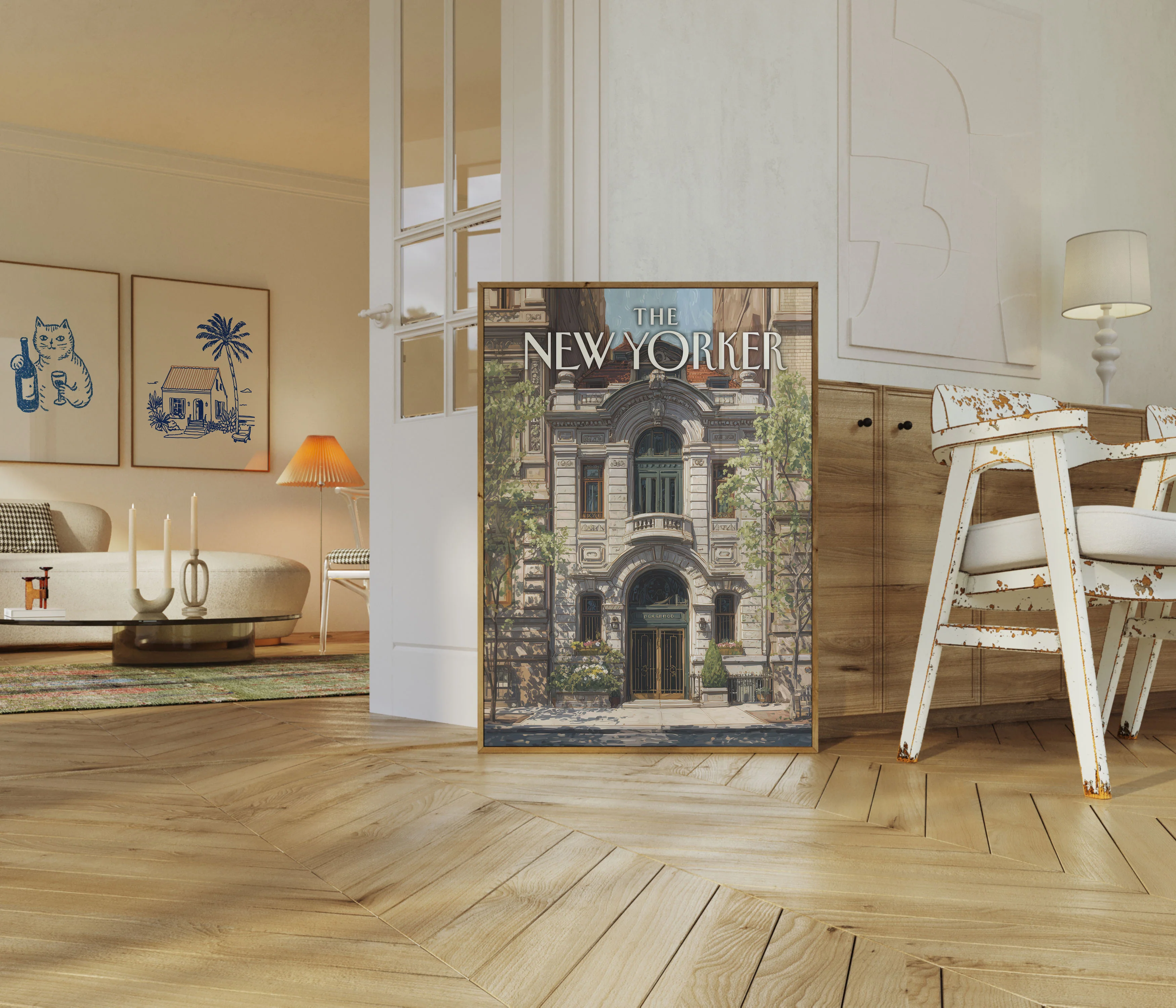 New Yorker Architectural Charm Poster - Image 5