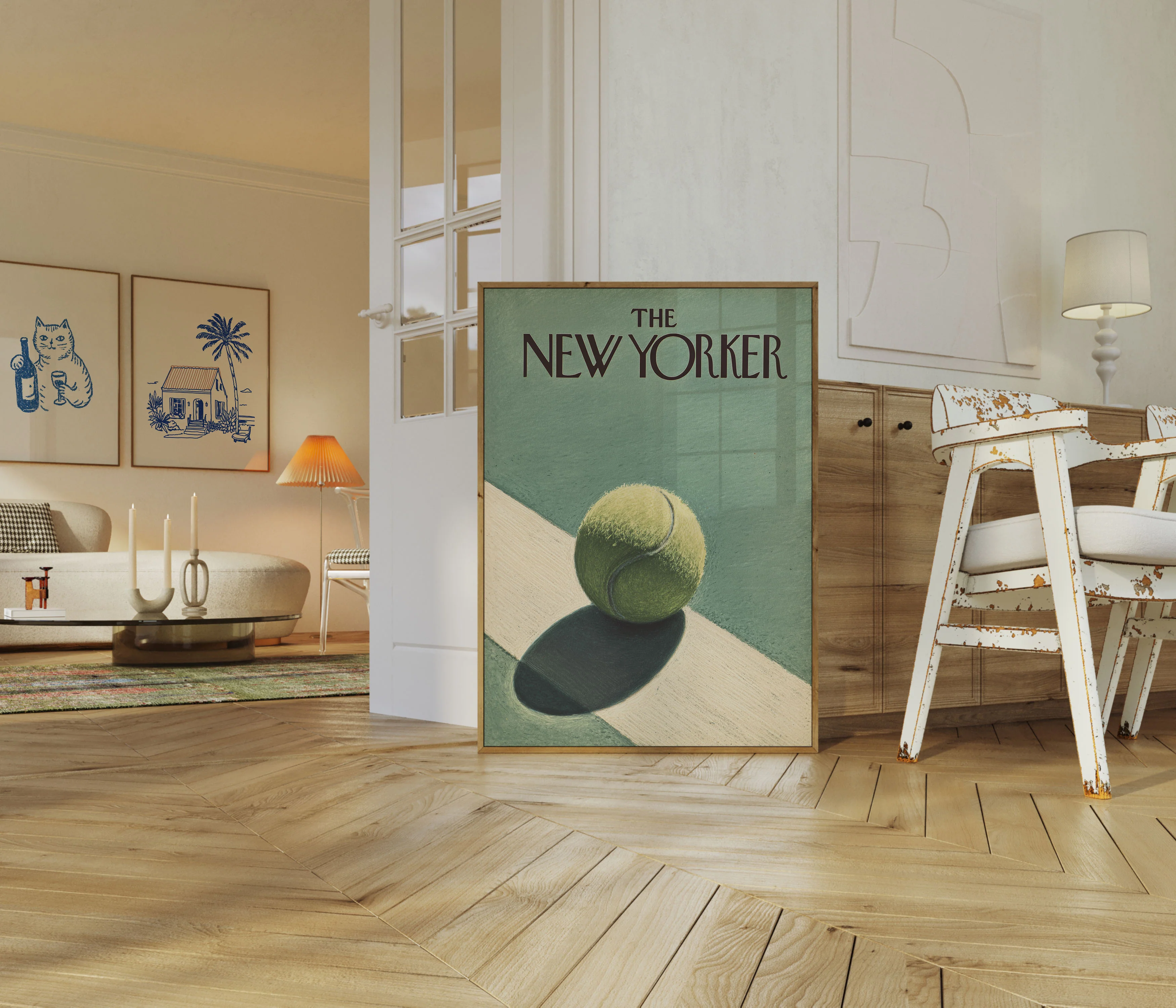New Yorker Tennis Ball Poster - Image 5