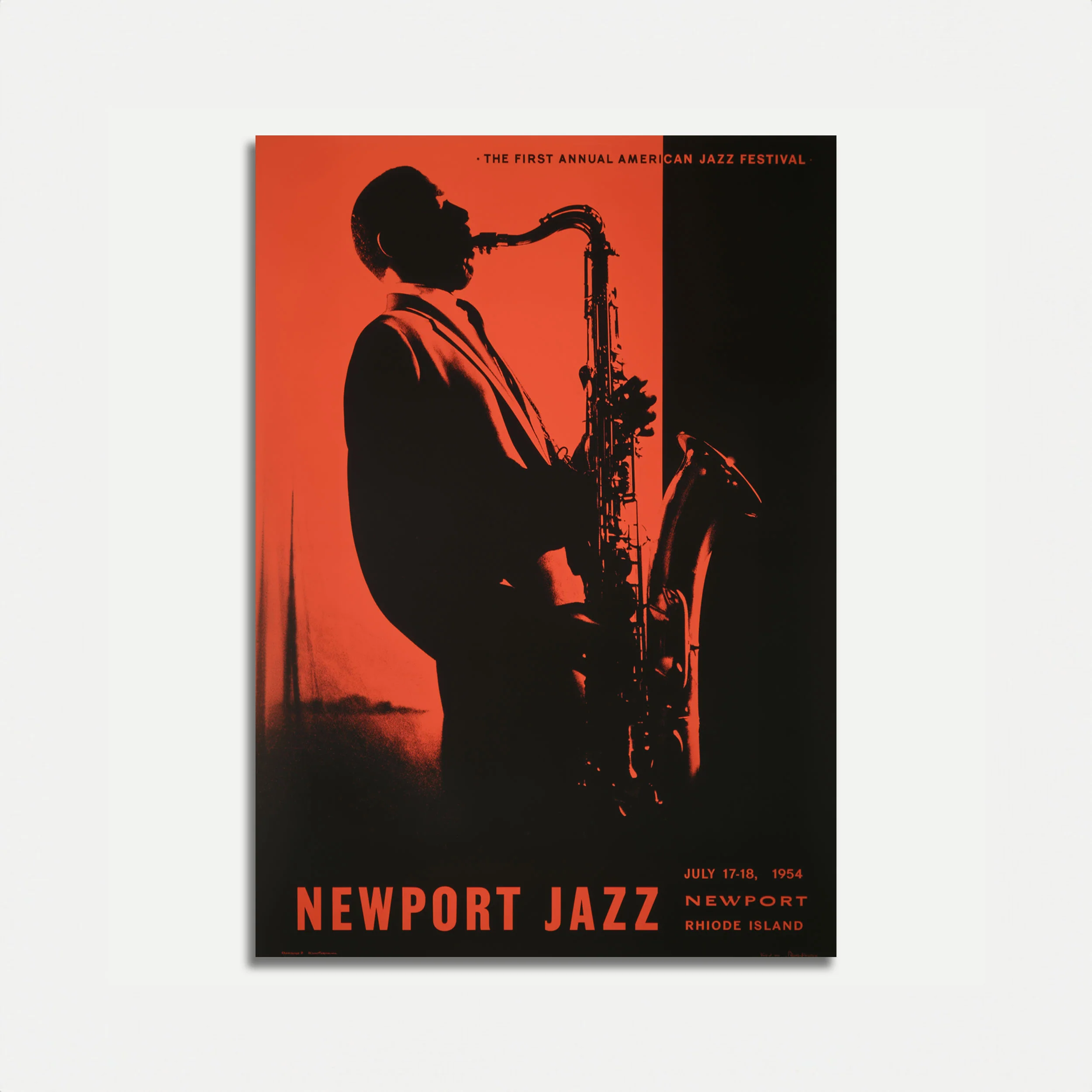 Newport Jazz Festival 1954 Poster